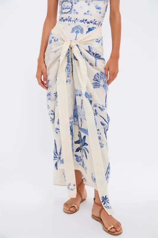 Wild Lavanda Midi Pareo sold by Tuckernuck