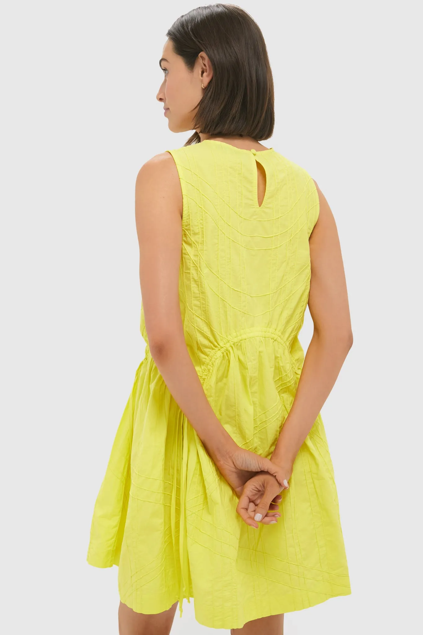 Yellow Camden Cotton Poplin Tank Mini Tunic sold by Tuckernuck product image thumbnail 4