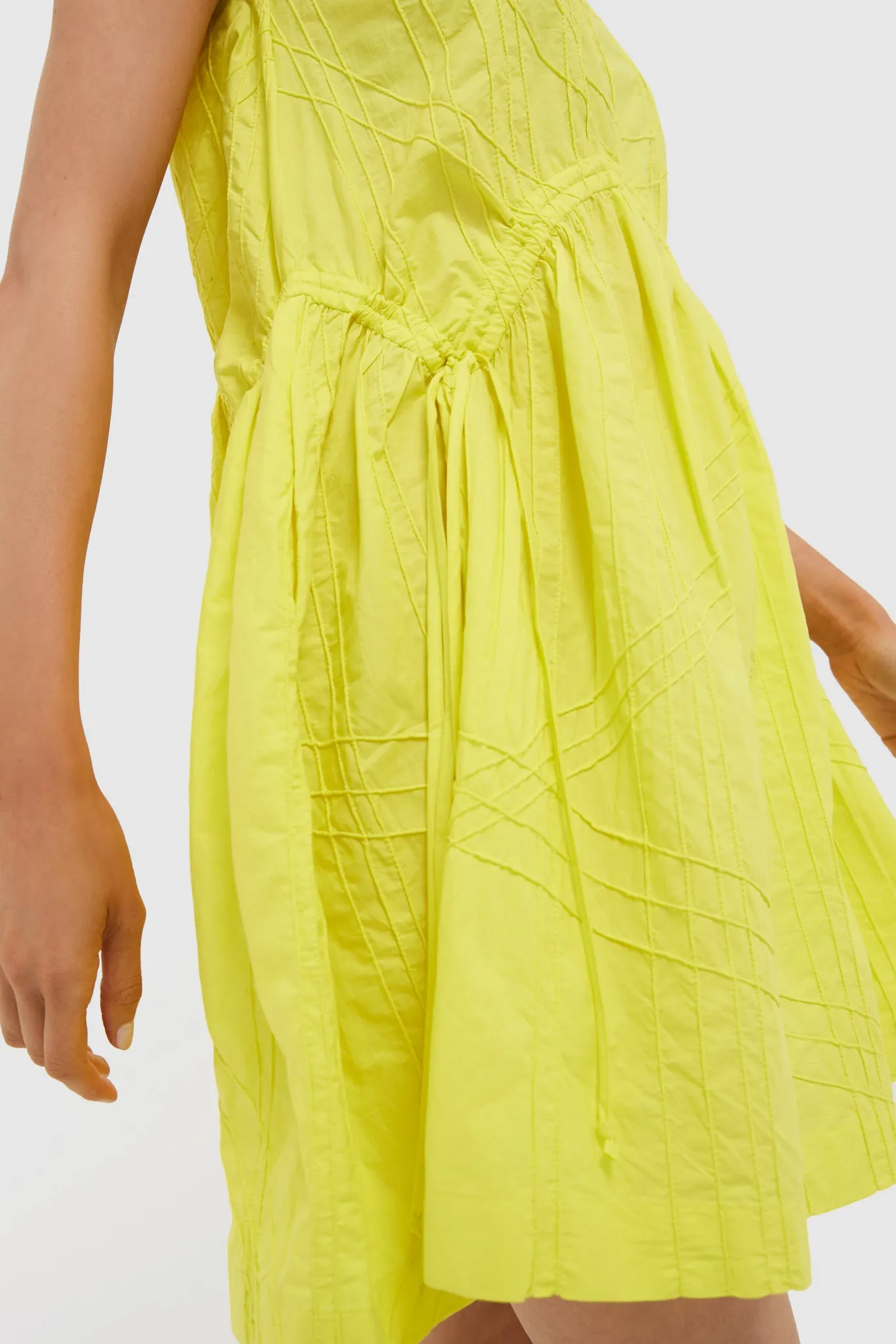 Yellow Camden Cotton Poplin Tank Mini Tunic sold by Tuckernuck product image thumbnail 5