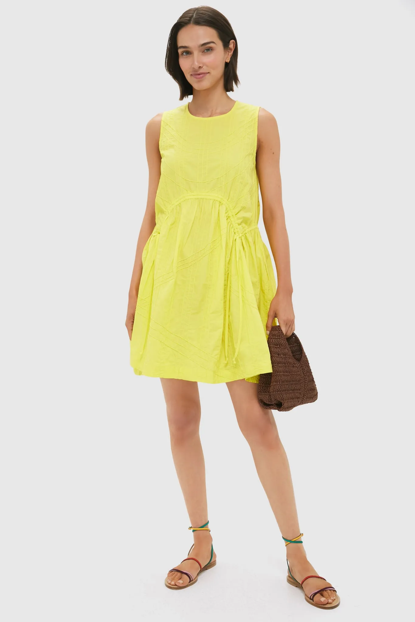 Yellow Camden Cotton Poplin Tank Mini Tunic sold by Tuckernuck product image thumbnail 2