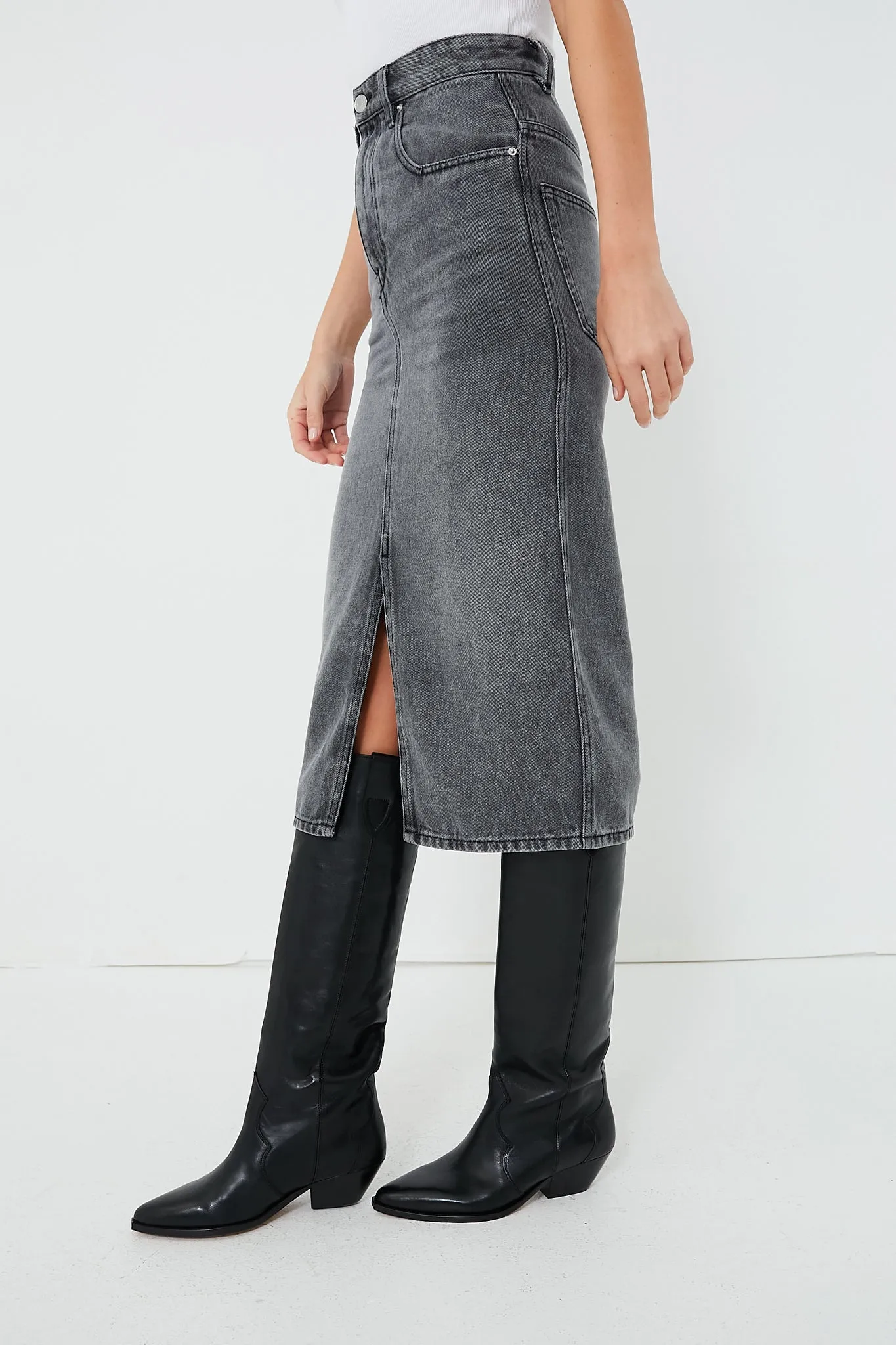 Light Grey Tilauria Skirt sold by Tuckernuck product image thumbnail 3