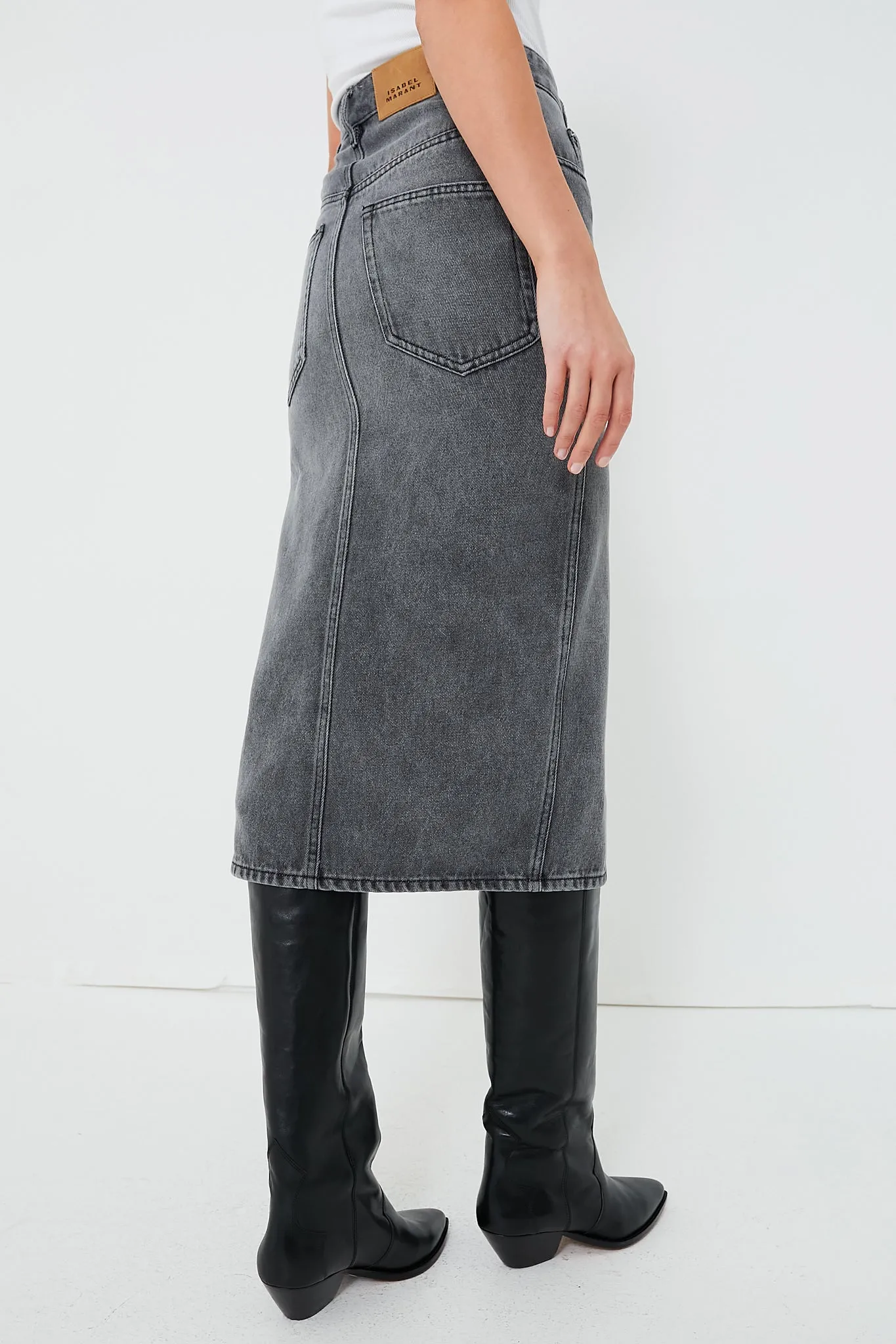 Light Grey Tilauria Skirt sold by Tuckernuck product image thumbnail 4