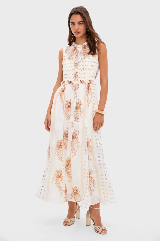 Alabaster Kasia Sleeveless Midi Dress sold by Tuckernuck