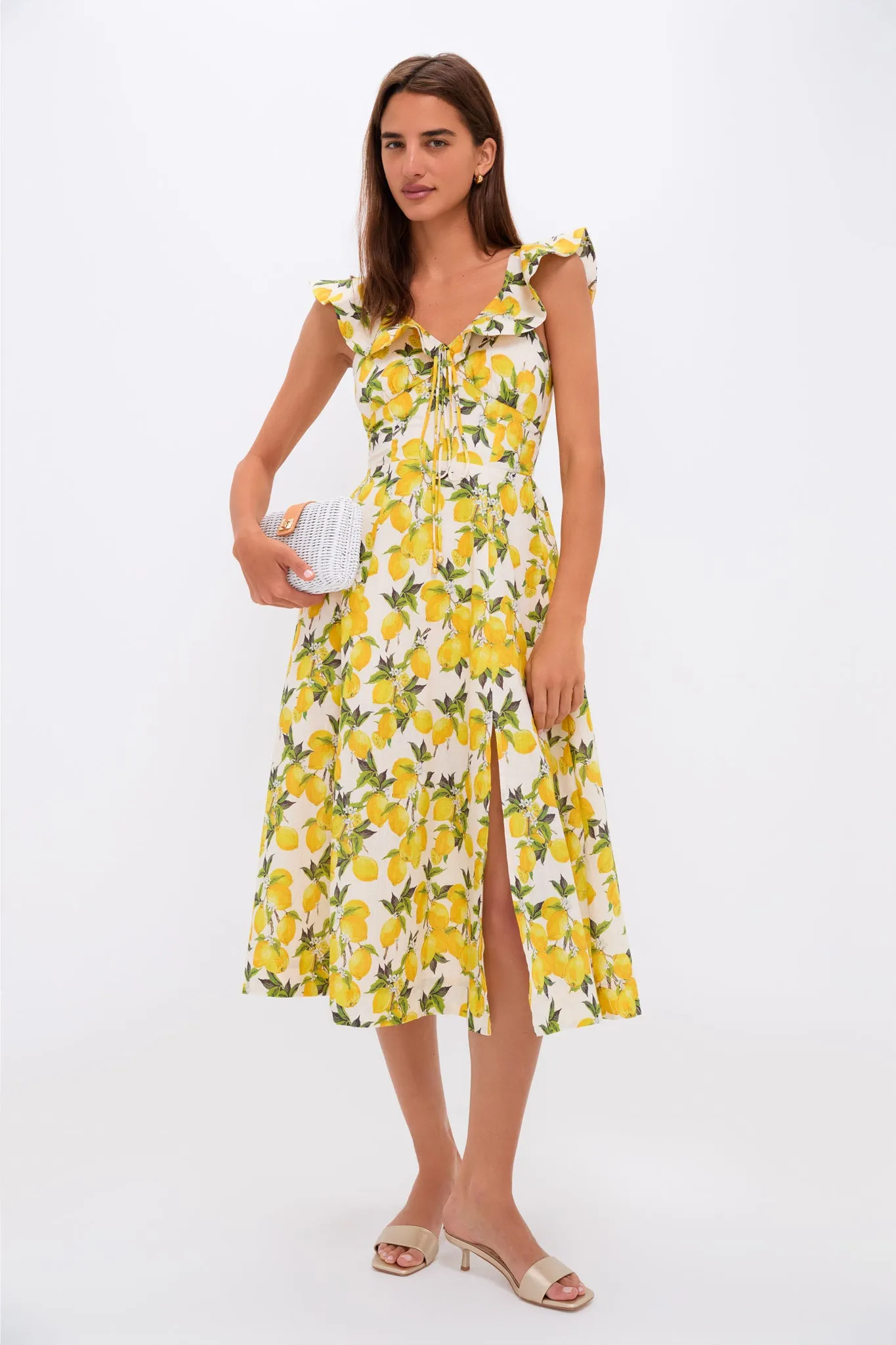 Lemon Blanca Midi Dress sold by Tuckernuck product image thumbnail 2