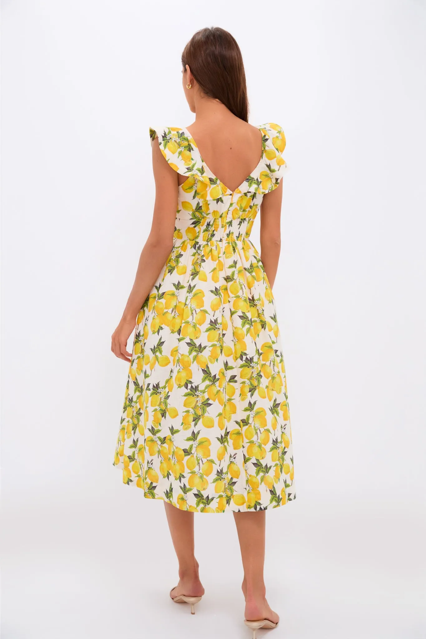 Lemon Blanca Midi Dress sold by Tuckernuck product image thumbnail 4