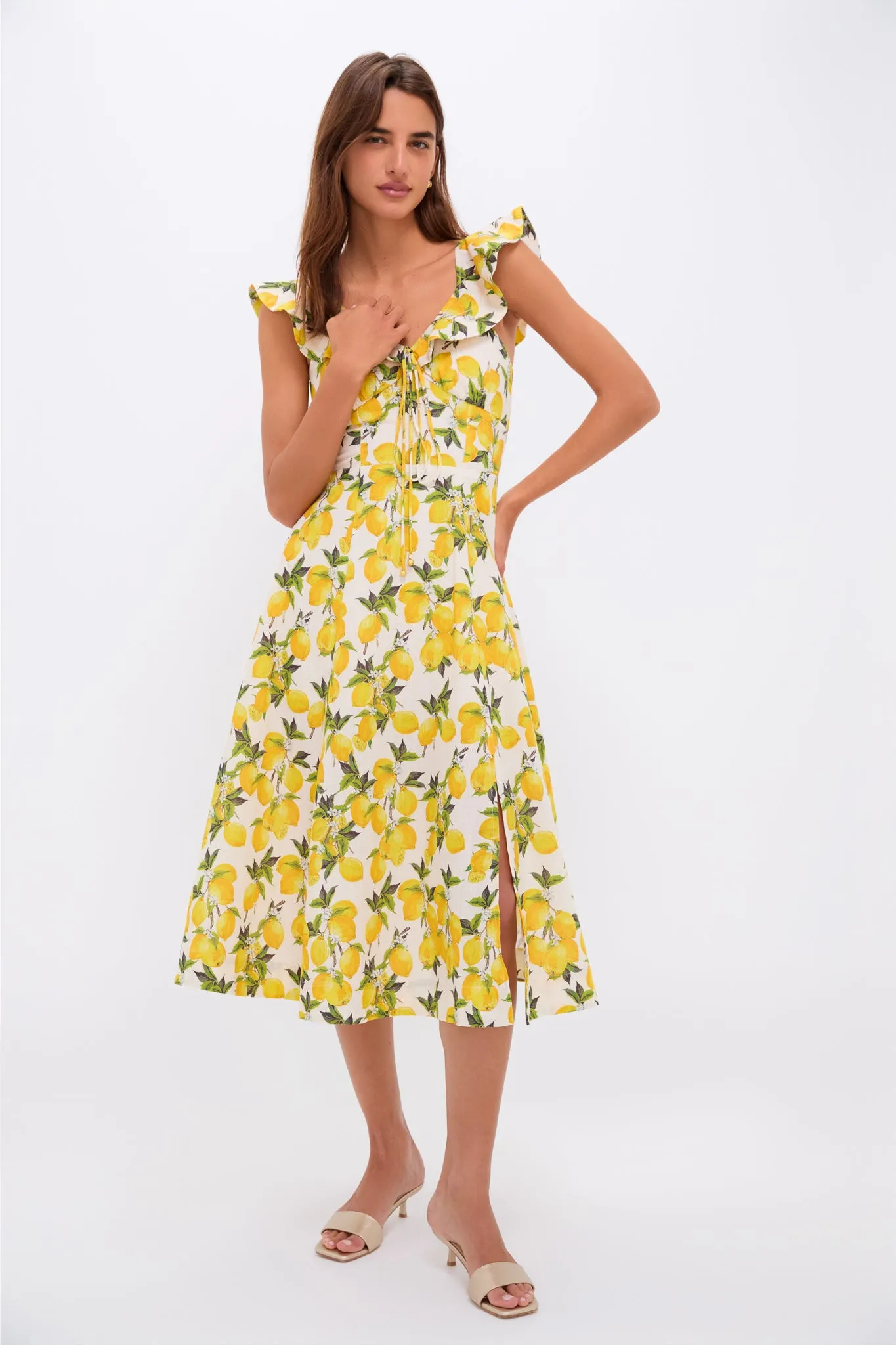 Lemon Blanca Midi Dress sold by Tuckernuck