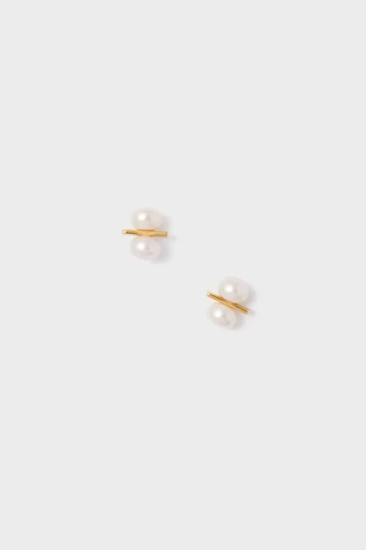 Pearl Mallow Studs sold by Tuckernuck