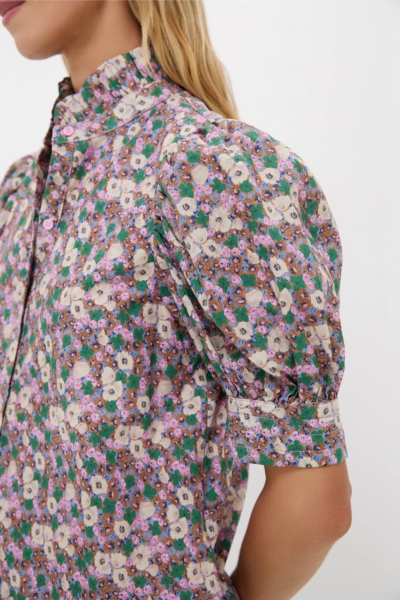 Purple Multi Floral Louisa Mini Dress sold by Tuckernuck product image thumbnail 2