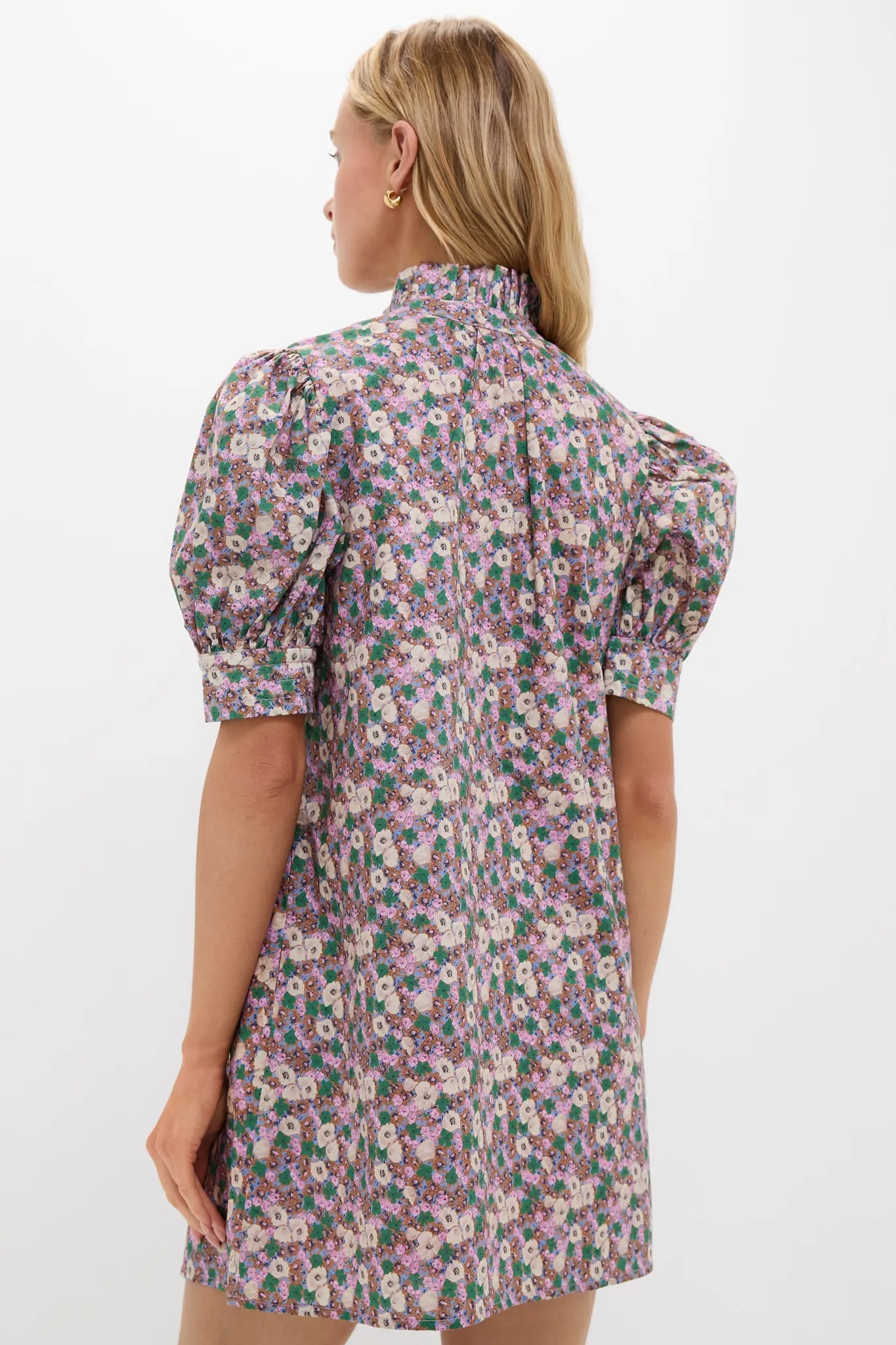 Purple Multi Floral Louisa Mini Dress sold by Tuckernuck product image thumbnail 5