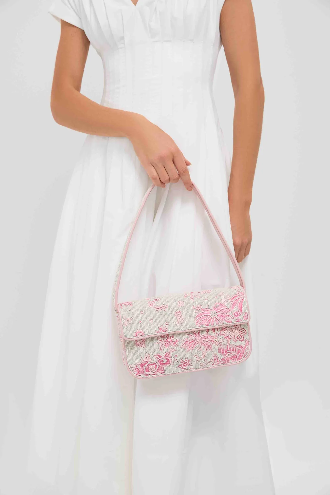 Cherry Blossom Toile Tommy Beaded Bag sold by Tuckernuck product image thumbnail 2