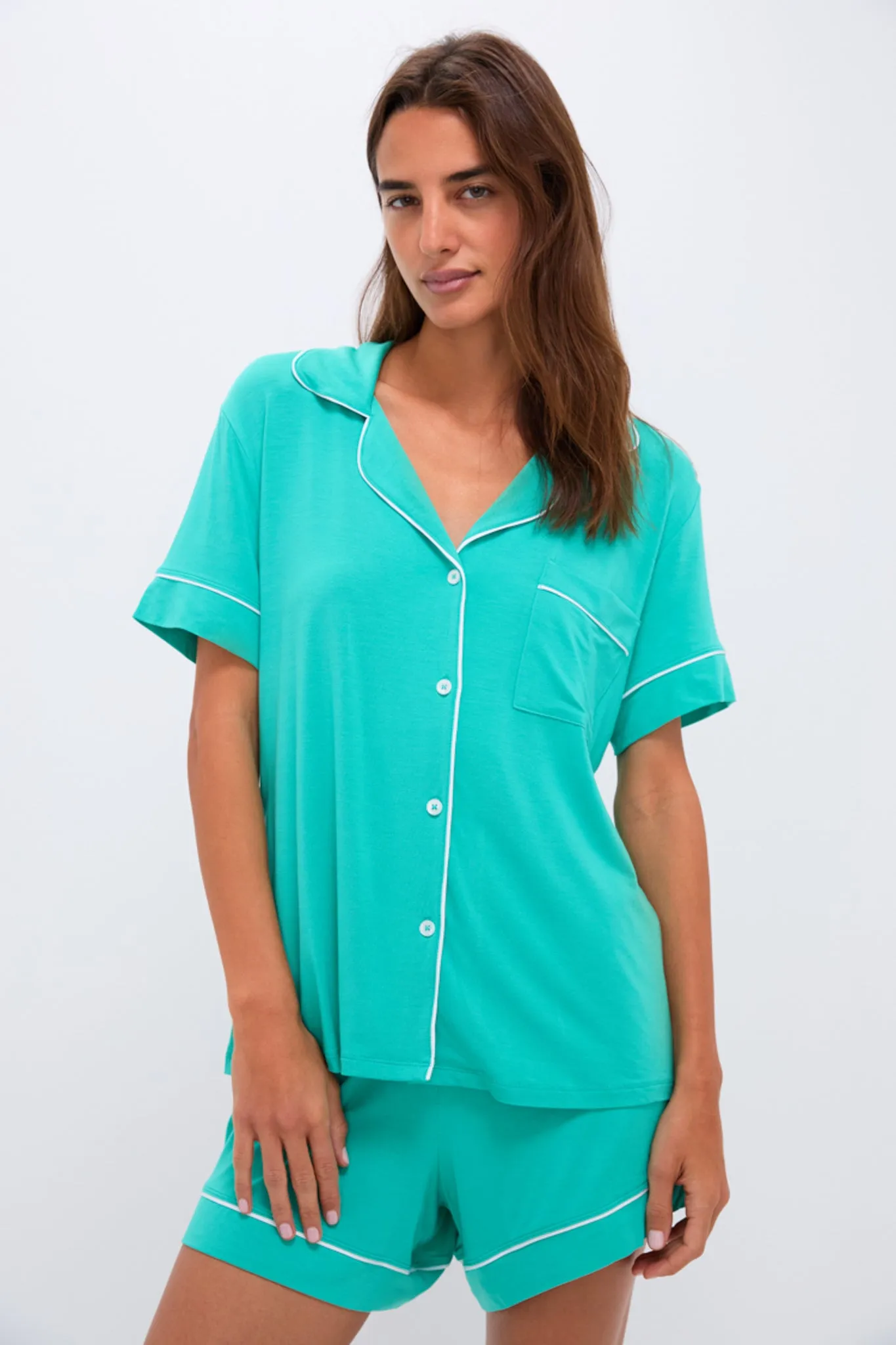 Oasis Gisele Relaxed Shortie PJ Set sold by Tuckernuck