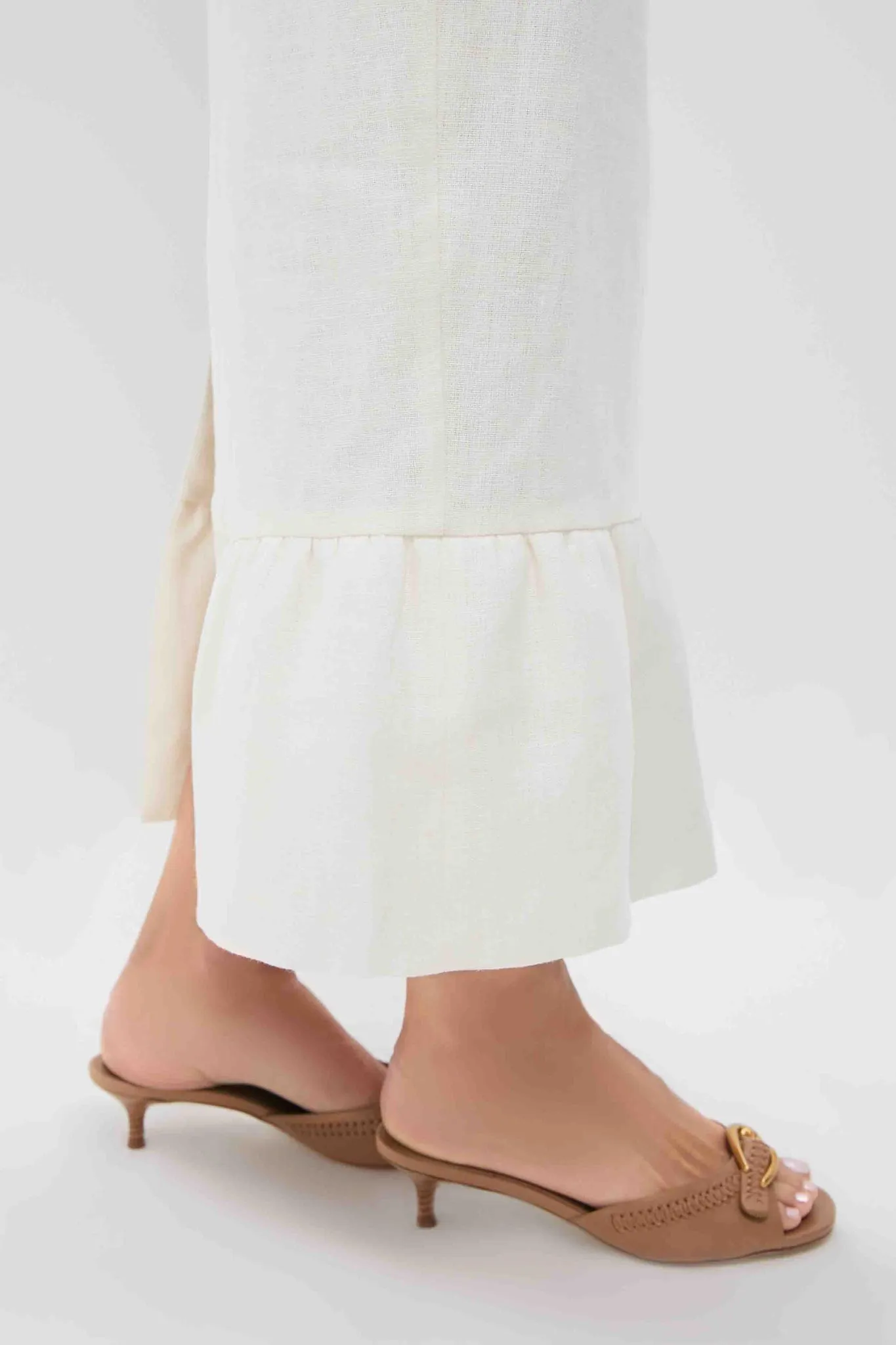 Cream Matilda Column Skirt sold by Tuckernuck product image thumbnail 5