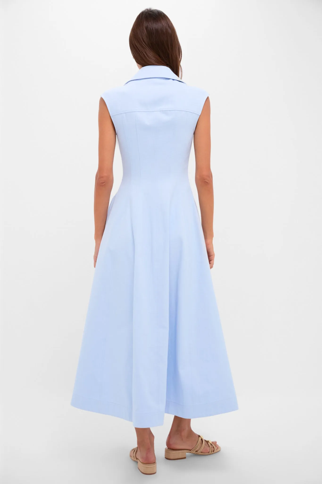 Mist Blue Franca Midi Dress sold by Tuckernuck product image thumbnail 4
