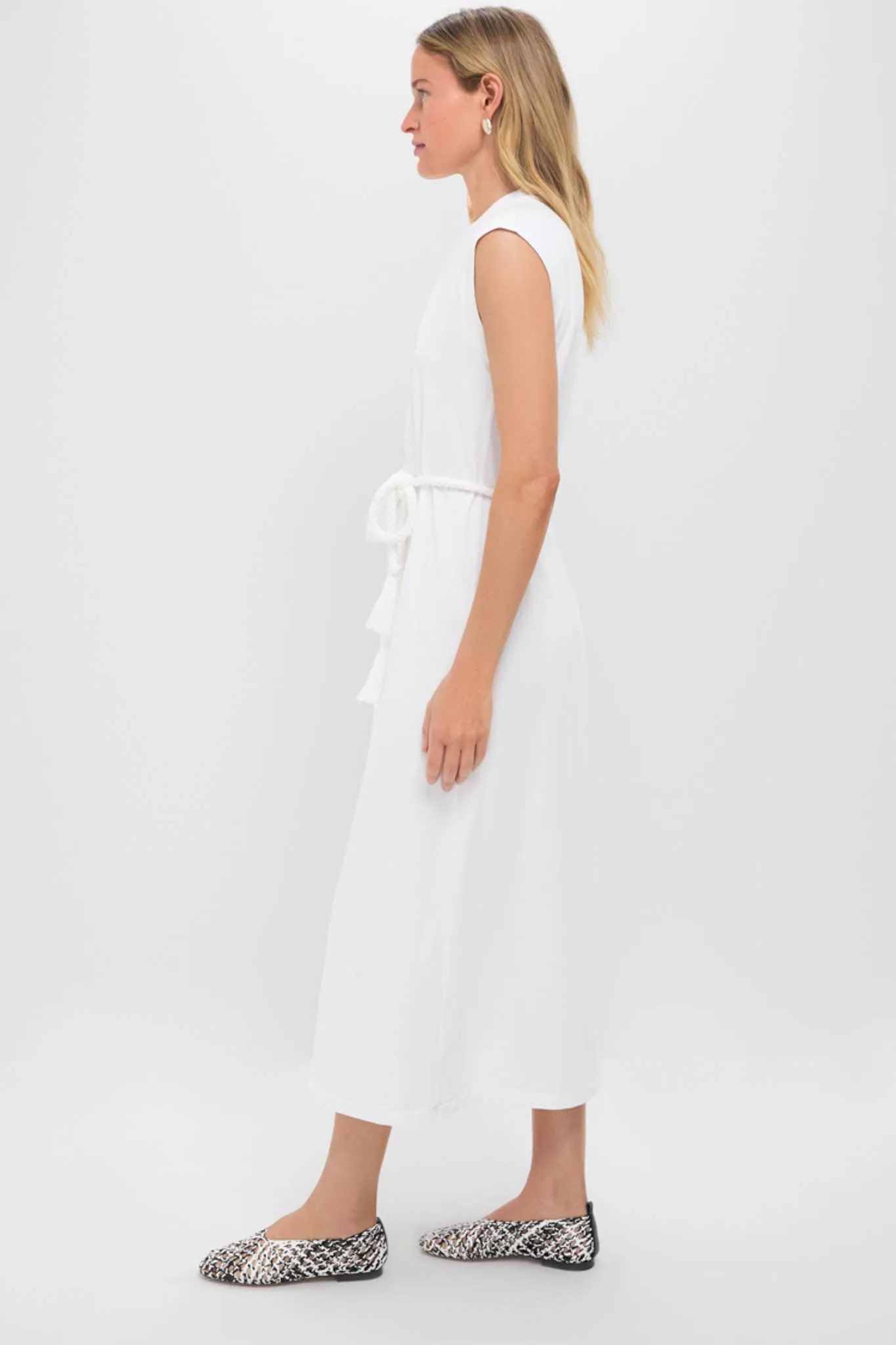 True White The Square Tee Dress sold by Tuckernuck product image thumbnail 3
