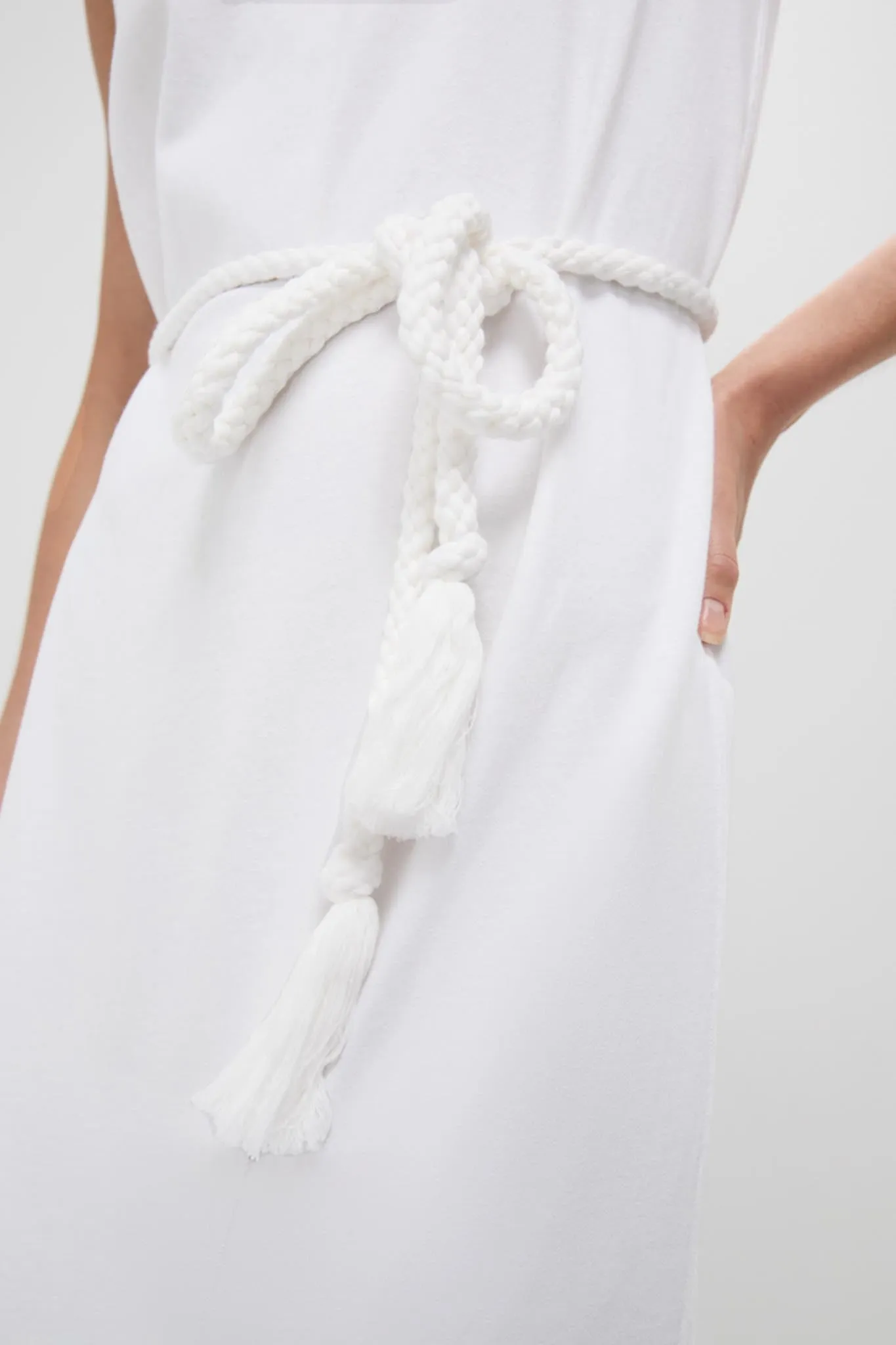 True White The Square Tee Dress sold by Tuckernuck product image thumbnail 5