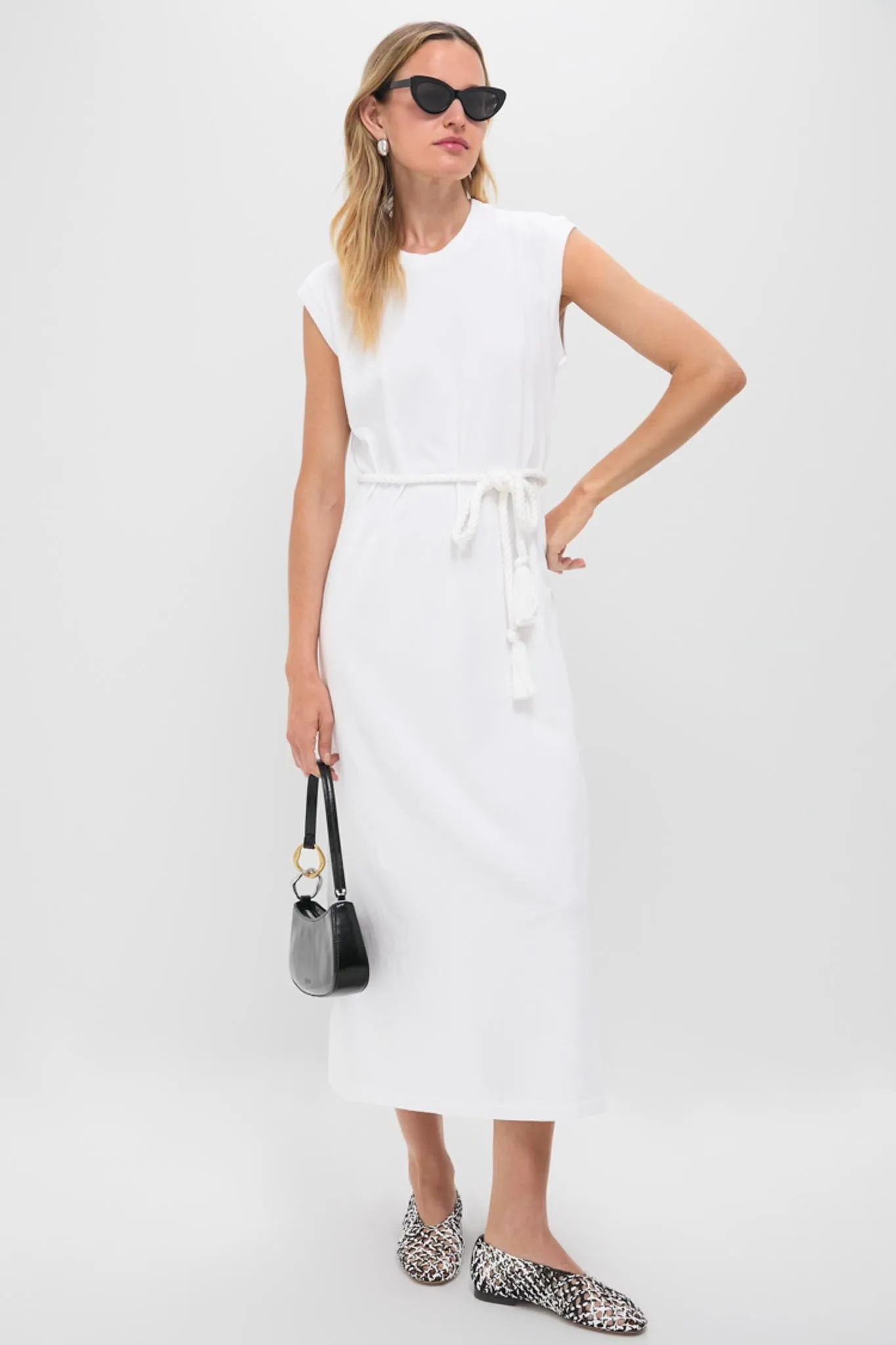 True White The Square Tee Dress sold by Tuckernuck product image thumbnail 2