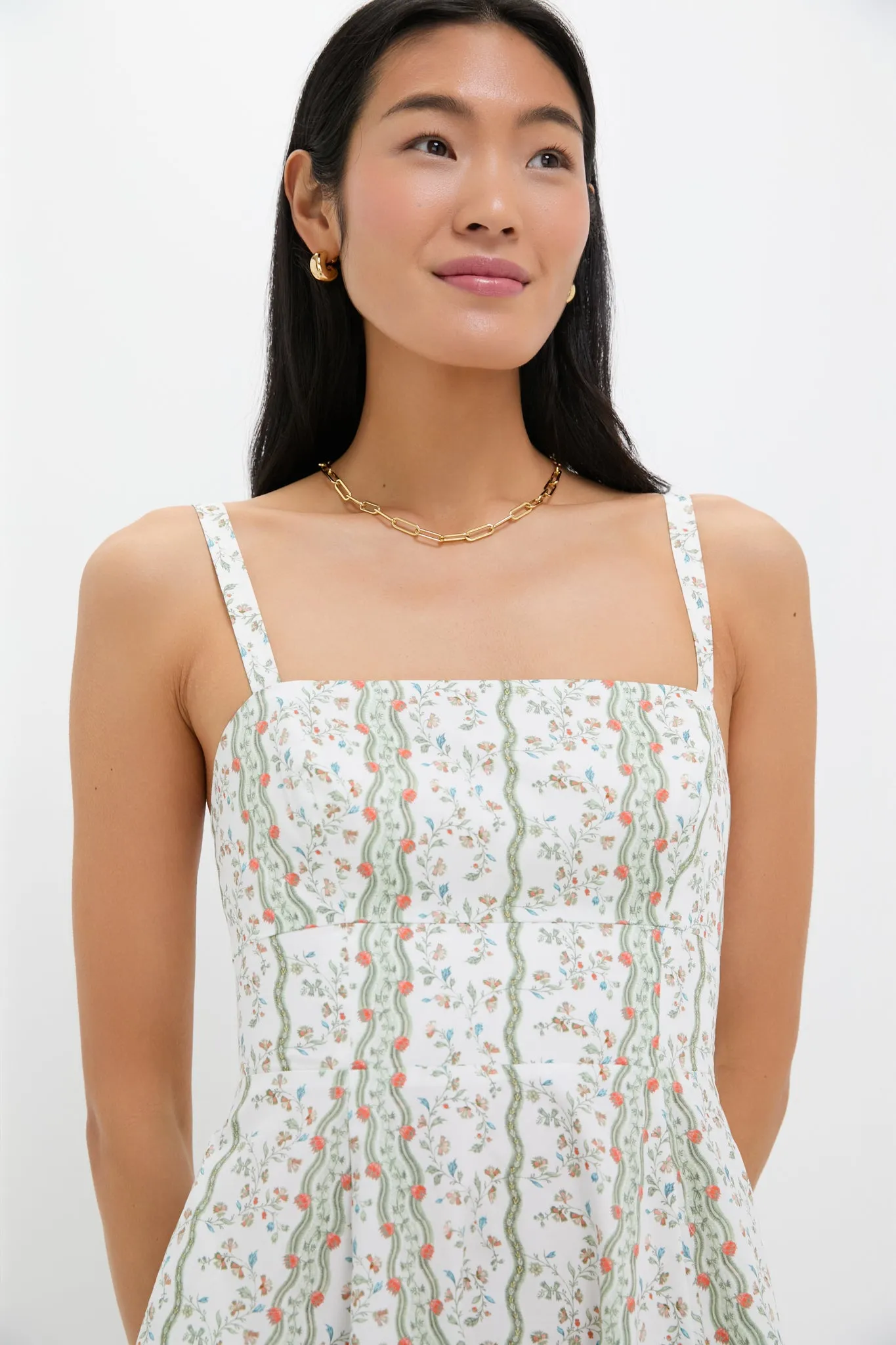 Green Multi Provence Floral Margot Dress sold by Tuckernuck product image thumbnail 5