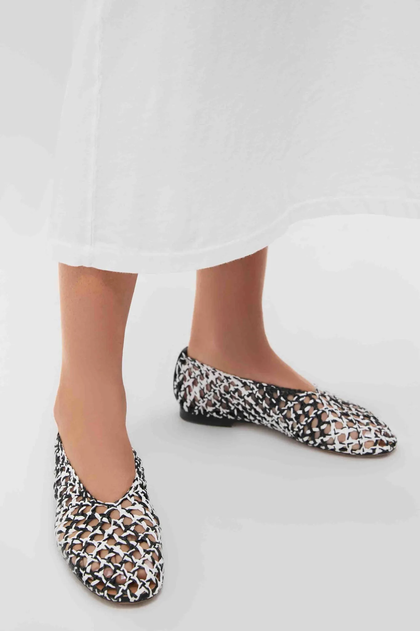 Black and White Woven Ballerina sold by Tuckernuck product image thumbnail 2