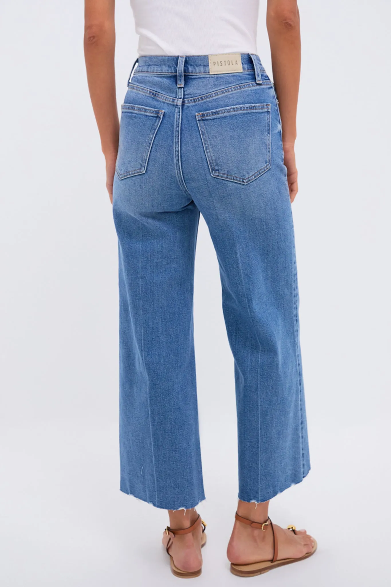 Rhythm Vintage Lana Crop High Rise Ultra Wide Leg sold by Tuckernuck product image thumbnail 4