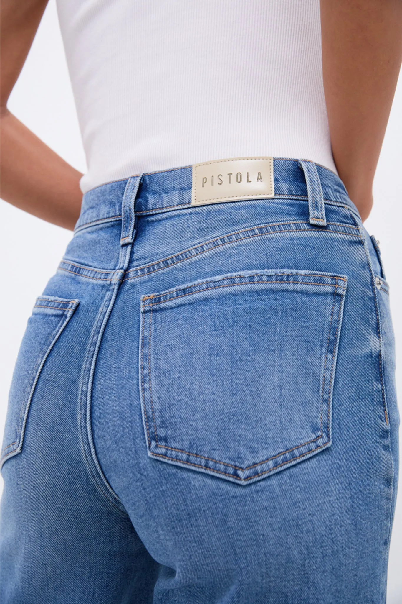 Rhythm Vintage Lana Crop High Rise Ultra Wide Leg sold by Tuckernuck product image thumbnail 5