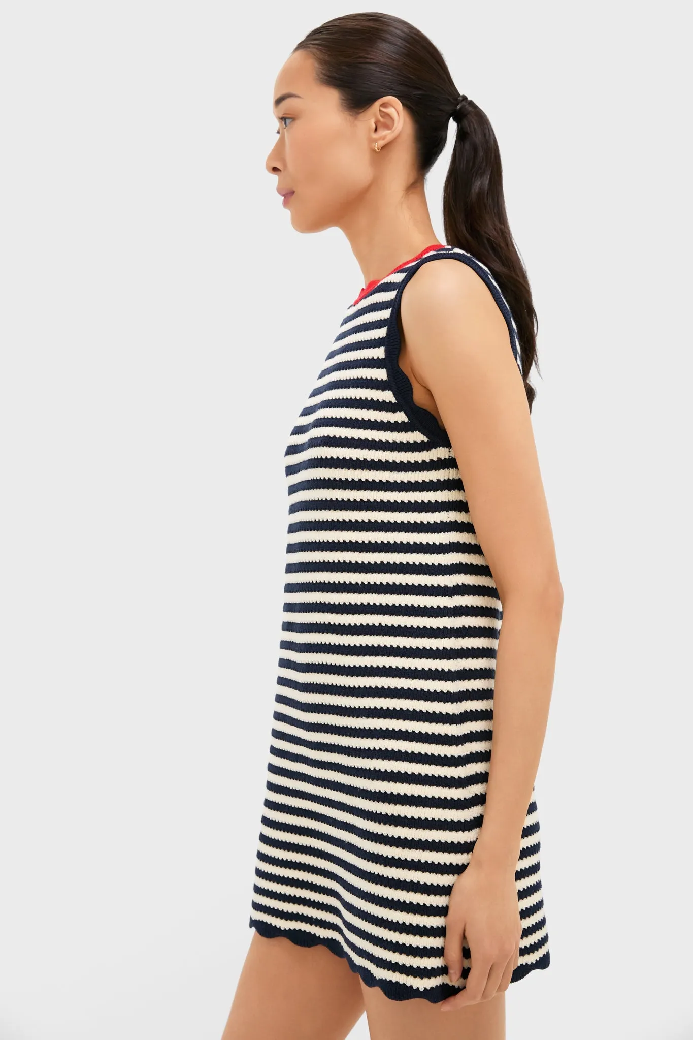 Navy Striped Fasano Dress sold by Tuckernuck product image thumbnail 3