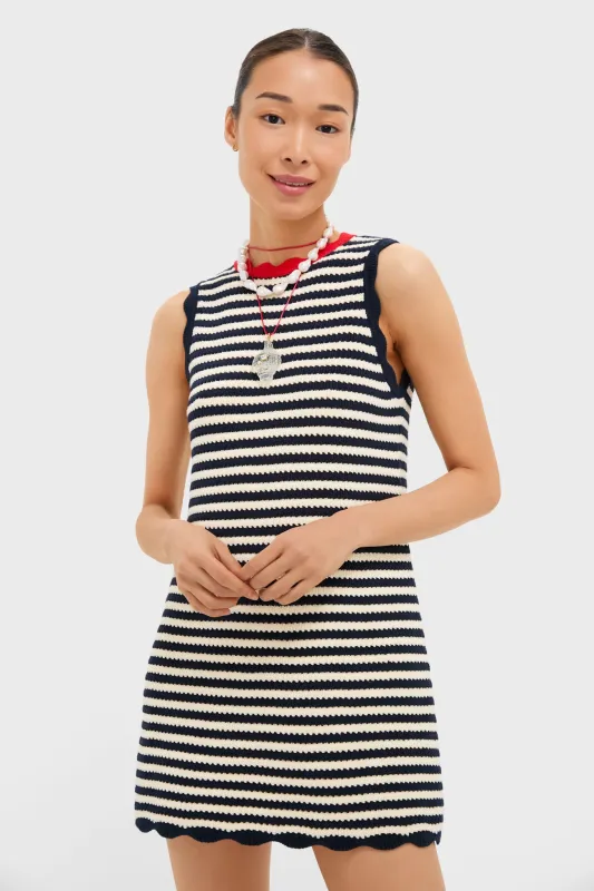 Navy Striped Fasano Dress sold by Tuckernuck