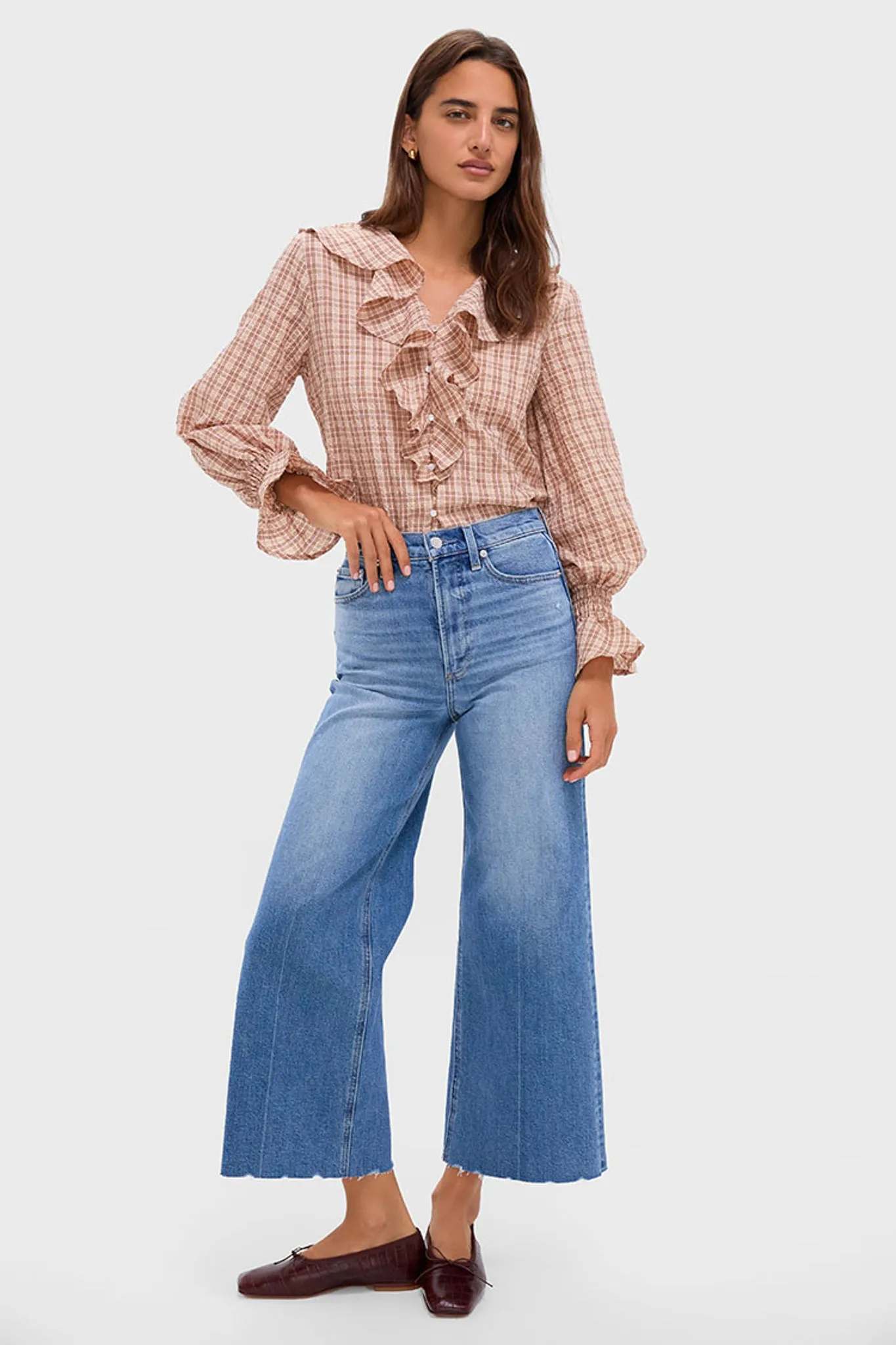 Chocolate Square Toe Ballerina sold by Tuckernuck product image thumbnail 3