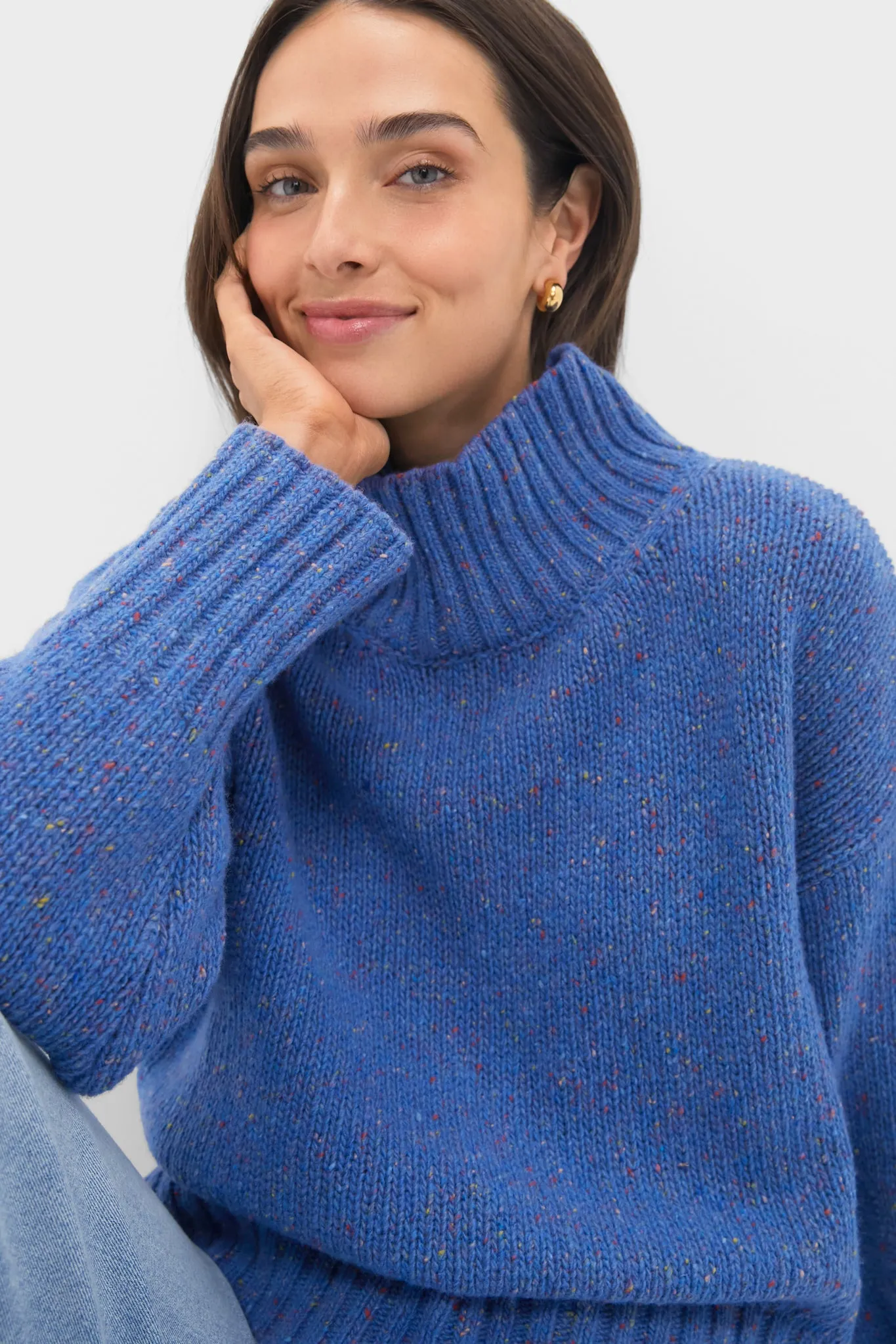 Marina Paige Polo Neck Sweater sold by Tuckernuck product image thumbnail 5