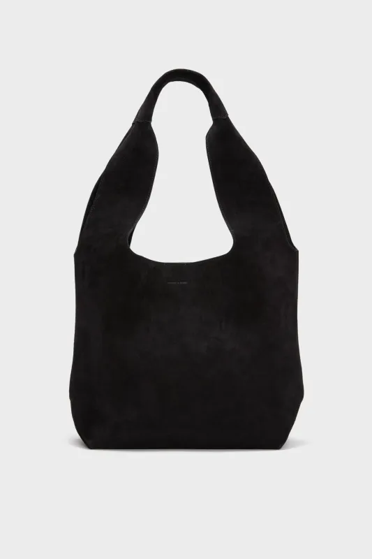 Black Suede Veronica Beard Sling Bag sold by Tuckernuck