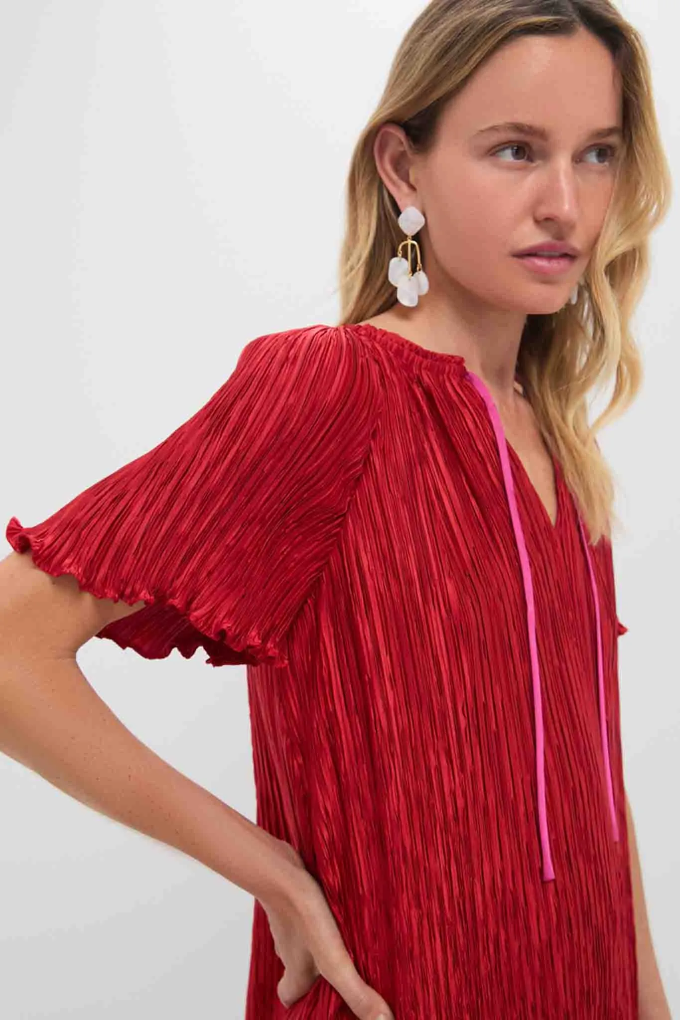 Crimson Multi Venus Mini Dress sold by Tuckernuck product image thumbnail 5