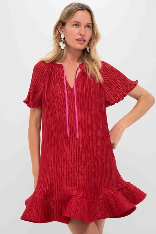 Crimson Multi Venus Mini Dress sold by Tuckernuck