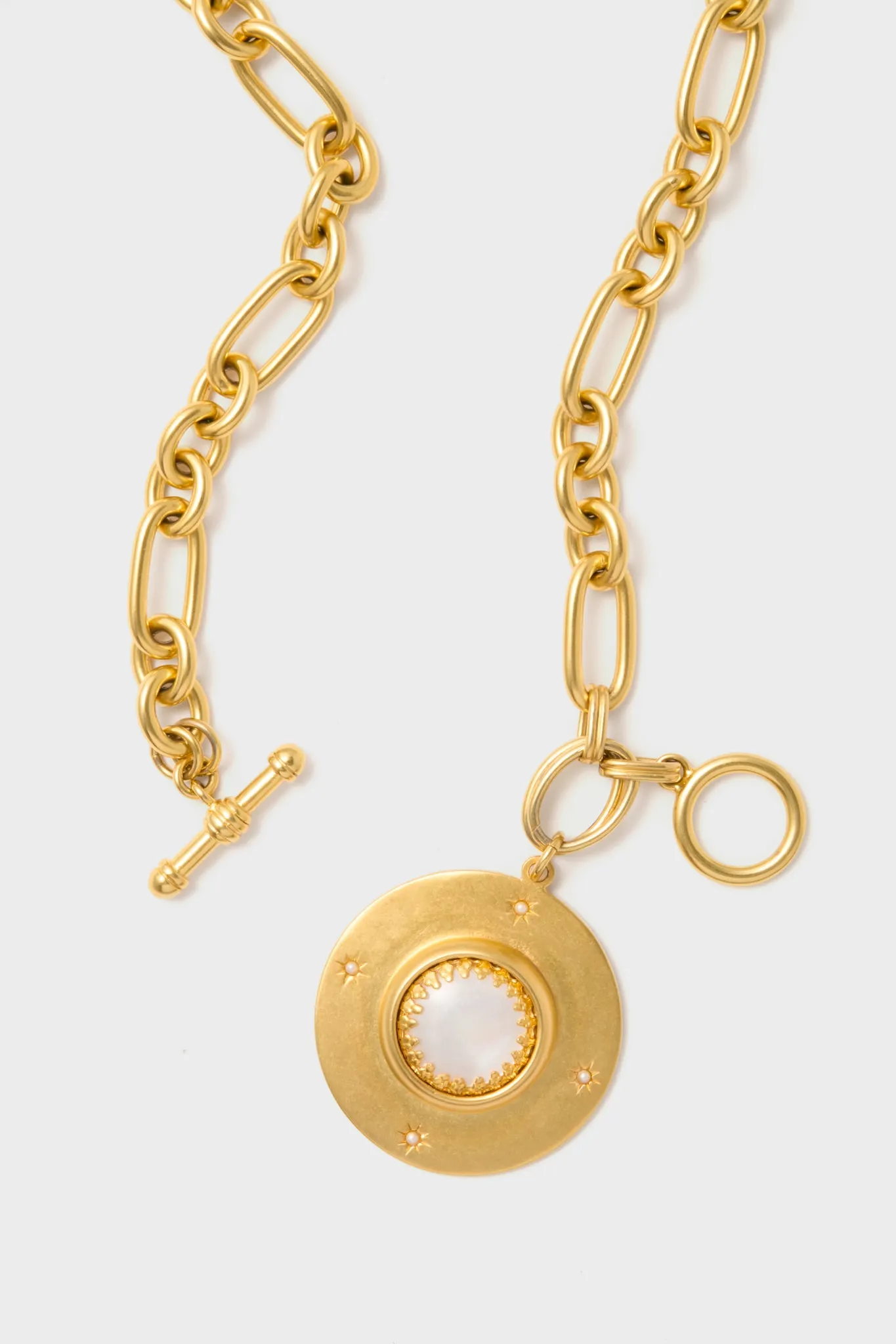 Gold Saturn Necklace sold by Tuckernuck product image thumbnail 4