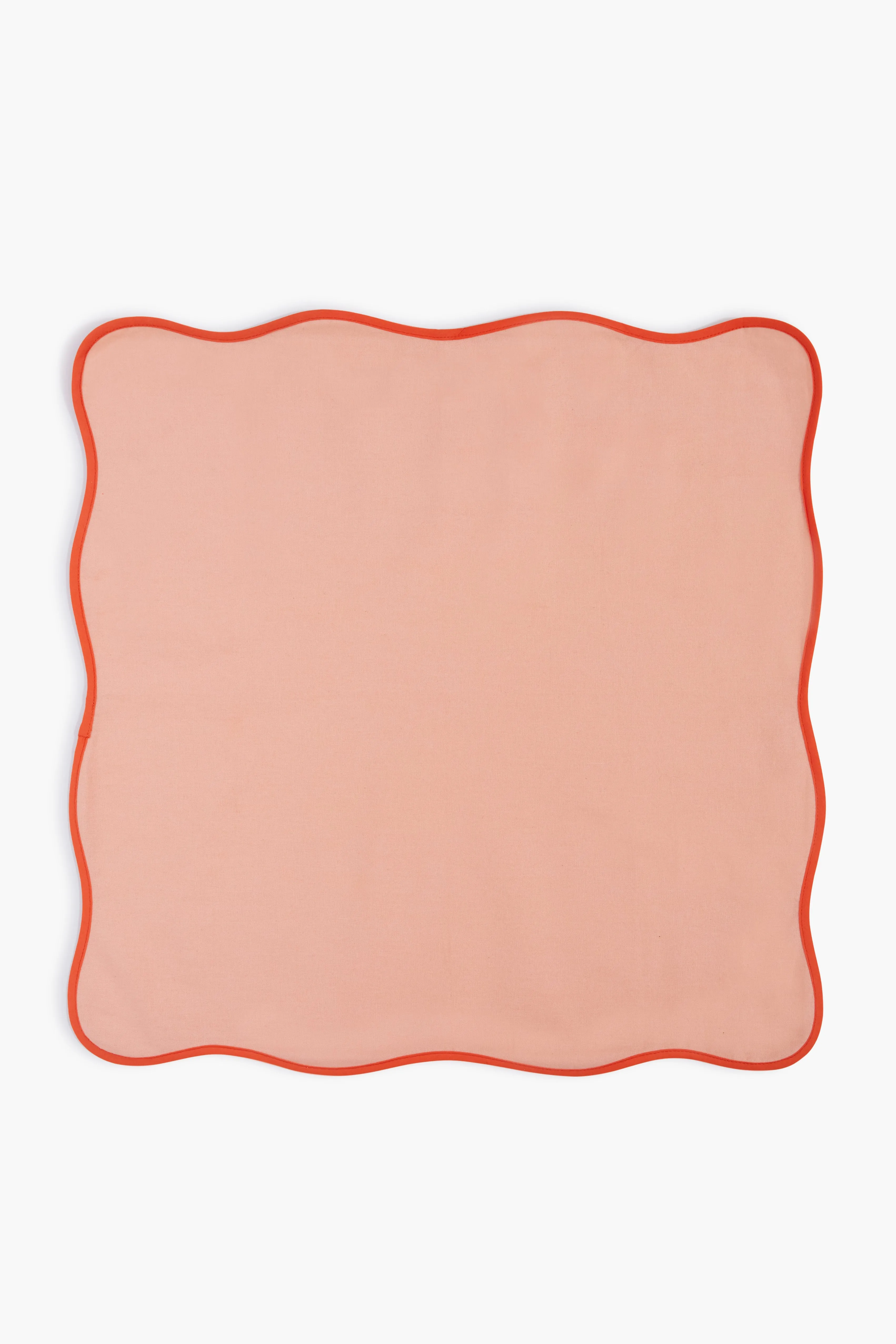 Orange Scalloped Napkin Set of 4 sold by Tuckernuck product image thumbnail 2