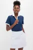 Navy and White Zoe Polo sold by Tuckernuck