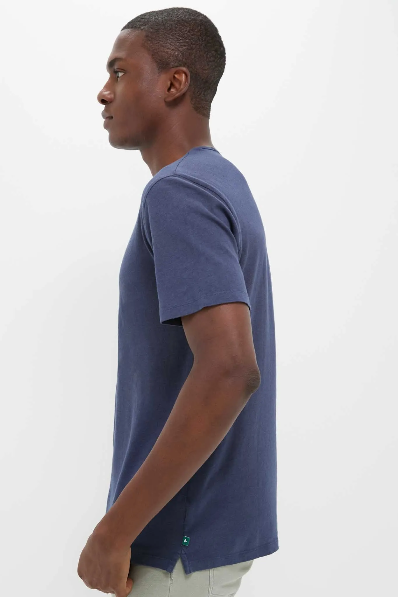Nautical Blue Drift Linen Tee sold by Tuckernuck product image thumbnail 3