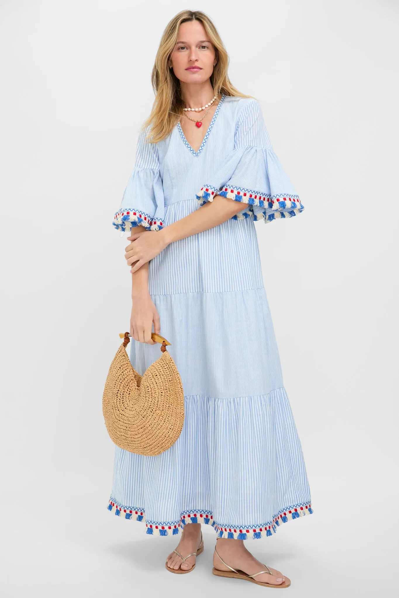 Gold and Cherry Red Mini Happy Heart Necklace sold by Tuckernuck product image thumbnail 3