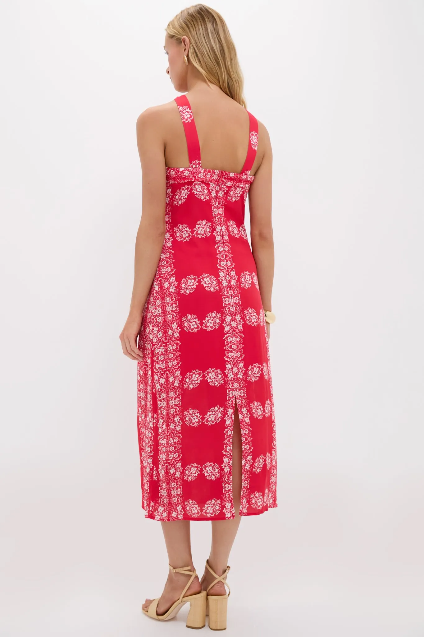 Red Floral Wauwinet Maxi Dress sold by Tuckernuck product image thumbnail 5