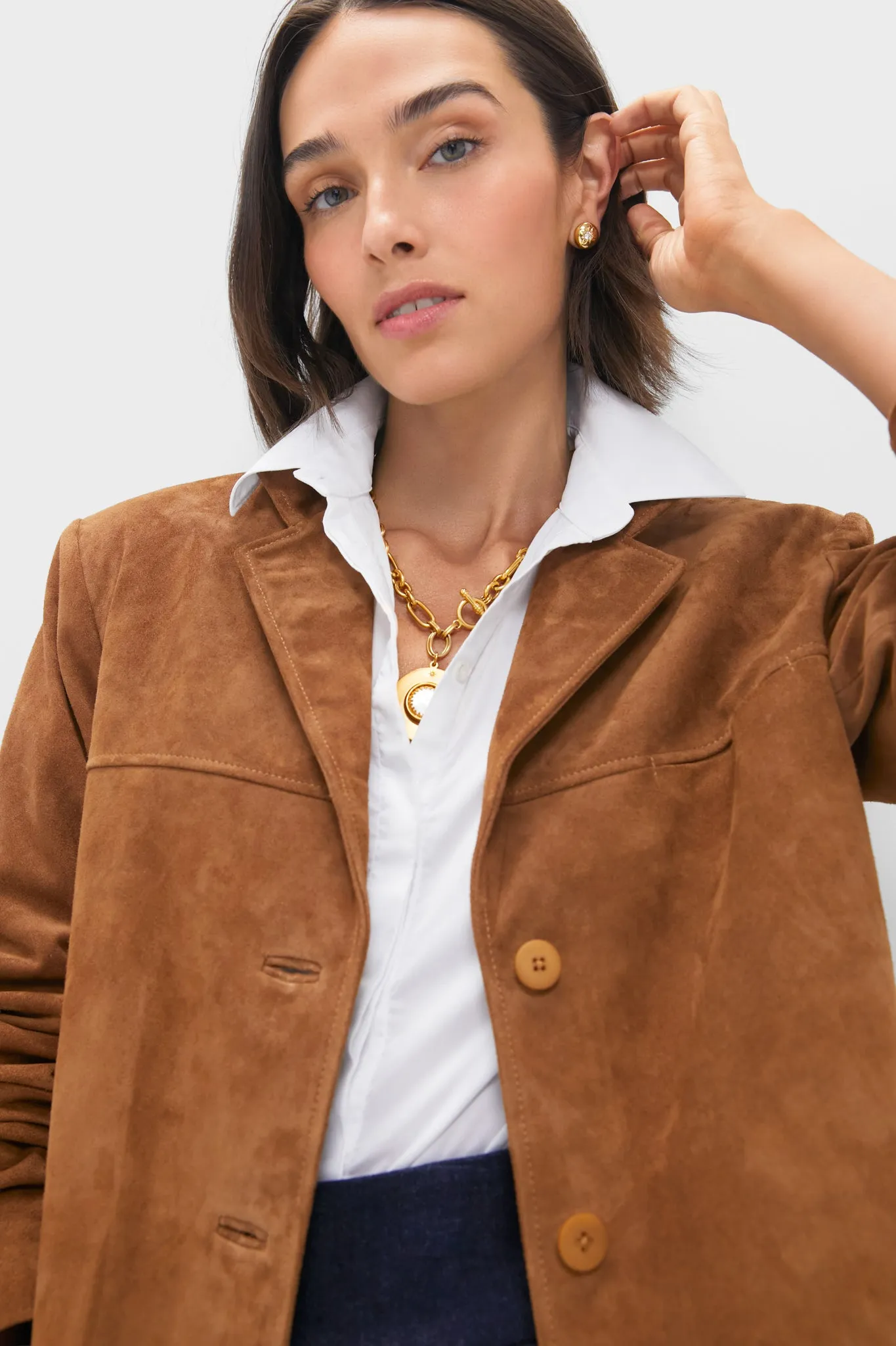 Tan Natalie Suede Jacket sold by Tuckernuck product image thumbnail 5