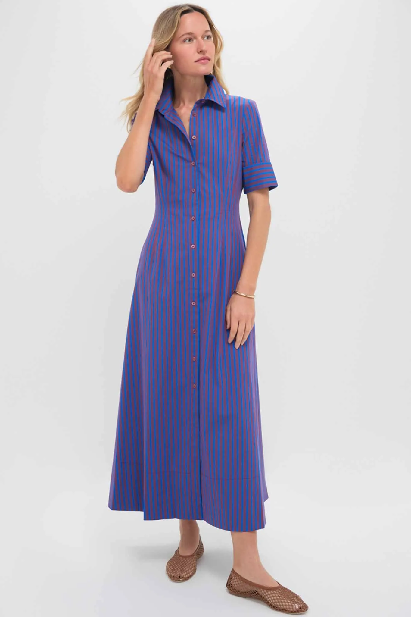 Atlas Stripe Joan Dress sold by Tuckernuck