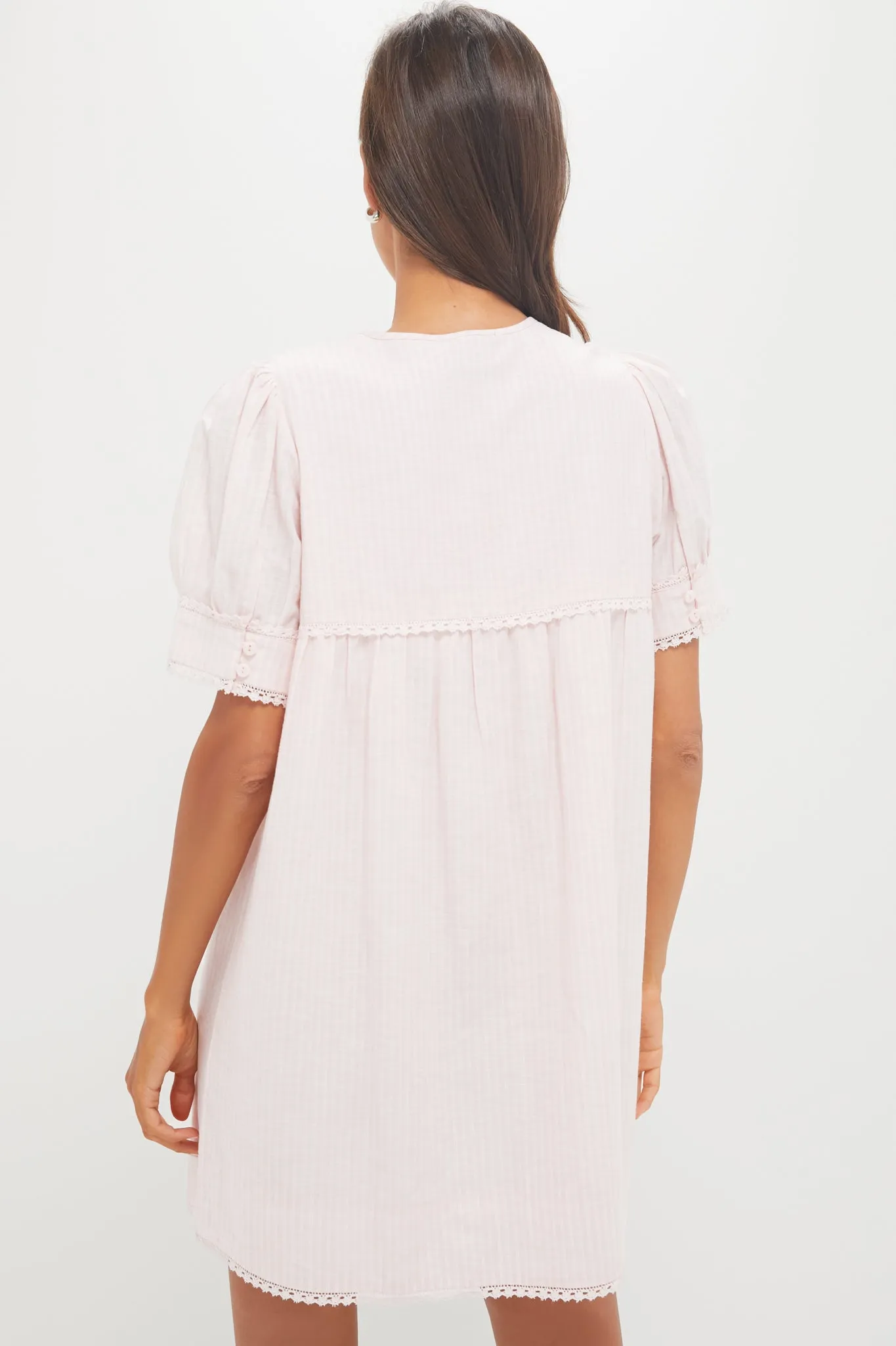 Light Pink Stripe Bridget Dress sold by Tuckernuck product image thumbnail 4