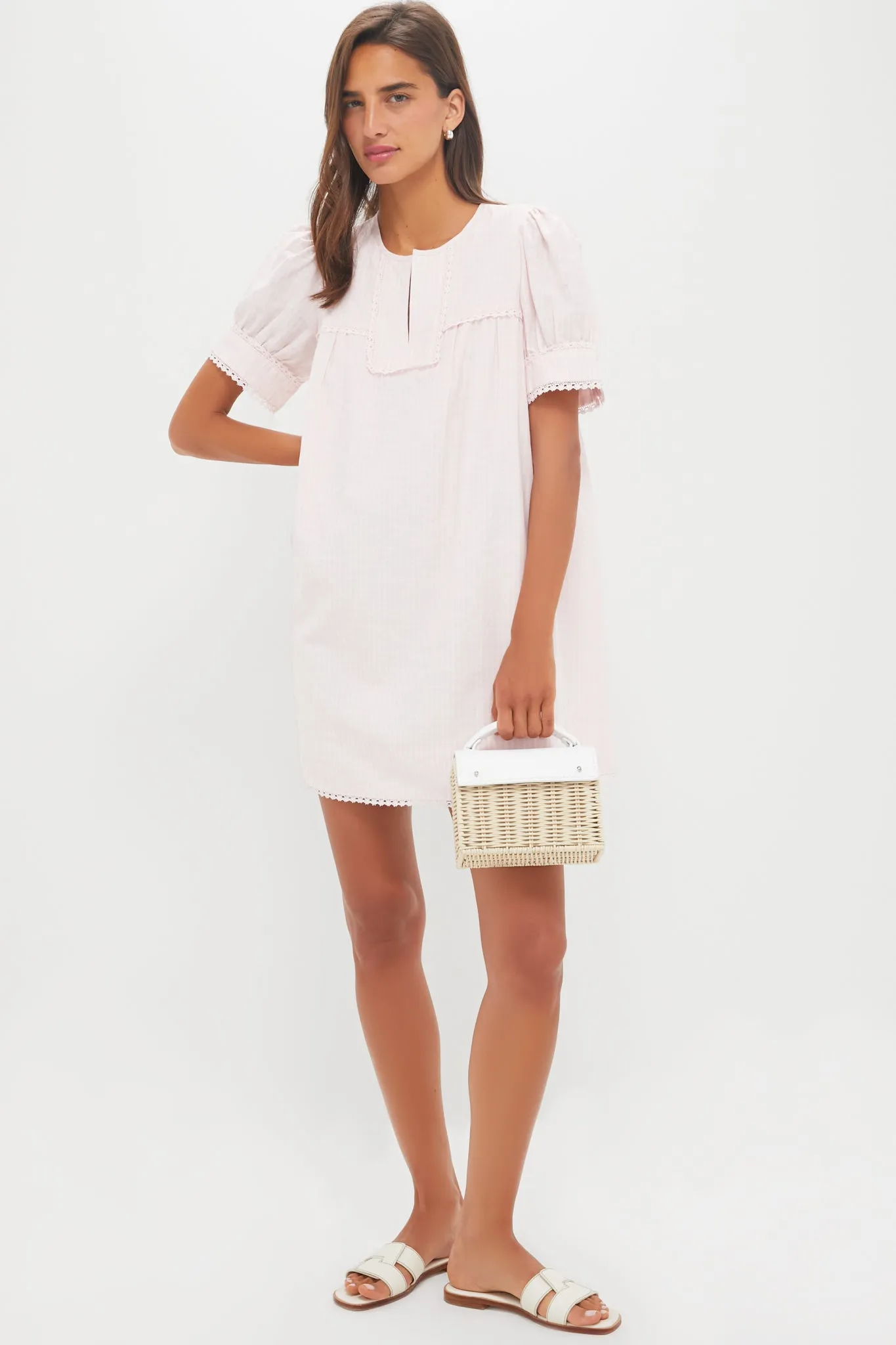 Light Pink Stripe Bridget Dress sold by Tuckernuck product image thumbnail 2