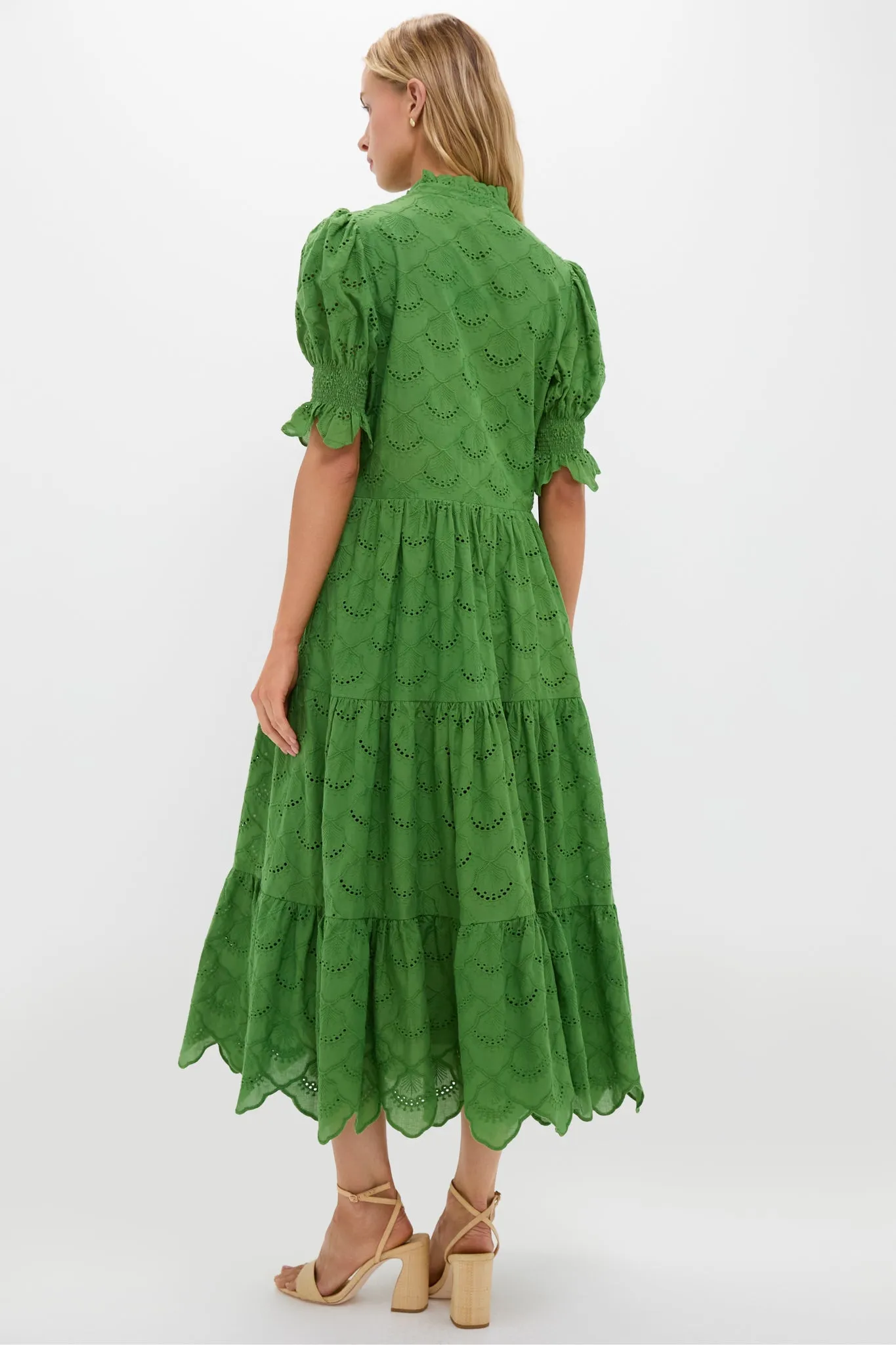 Fern Green Eyelet Bennett Maxi Dress sold by Tuckernuck product image thumbnail 5
