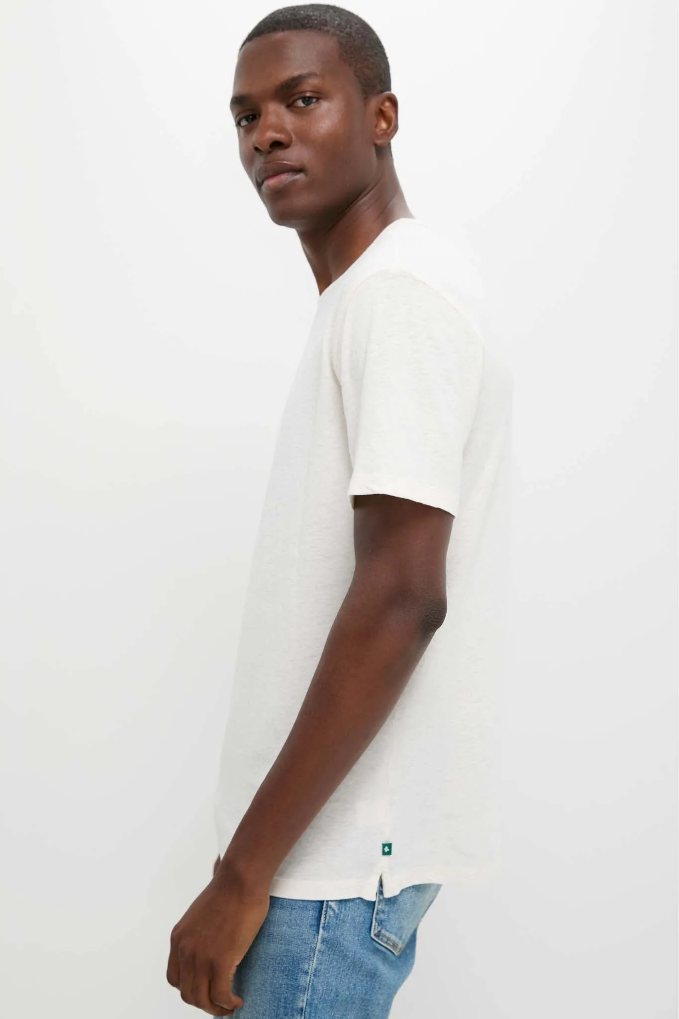 Sand Drift Linen Tee sold by Tuckernuck product image thumbnail 3