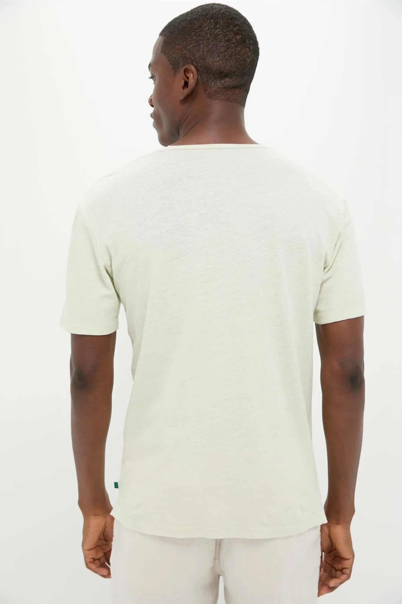 Sea Moss Drift Linen Tee sold by Tuckernuck product image thumbnail 4