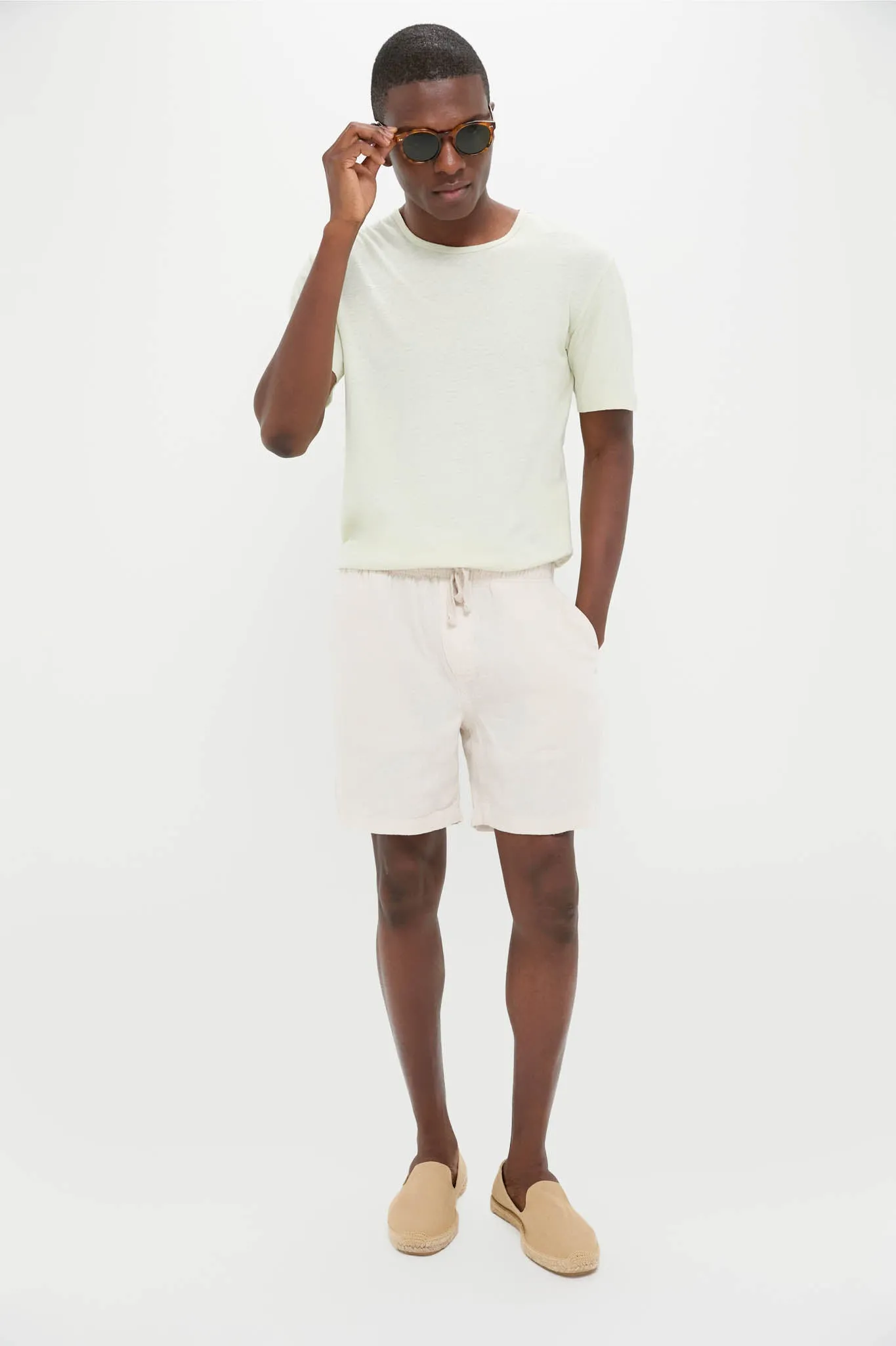 Sea Moss Drift Linen Tee sold by Tuckernuck product image thumbnail 2