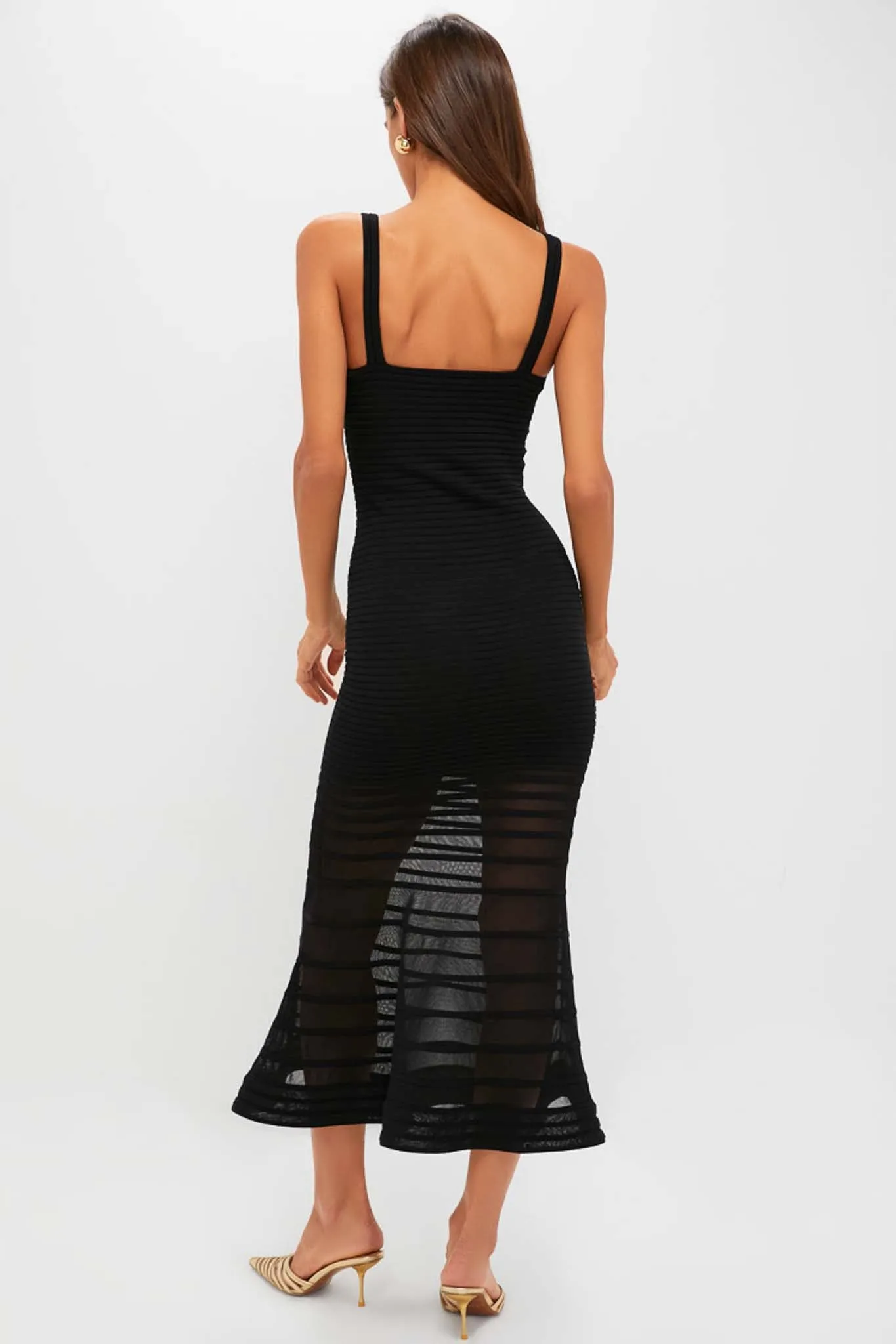 Black Vallarie Midi Dress sold by Tuckernuck product image thumbnail 4