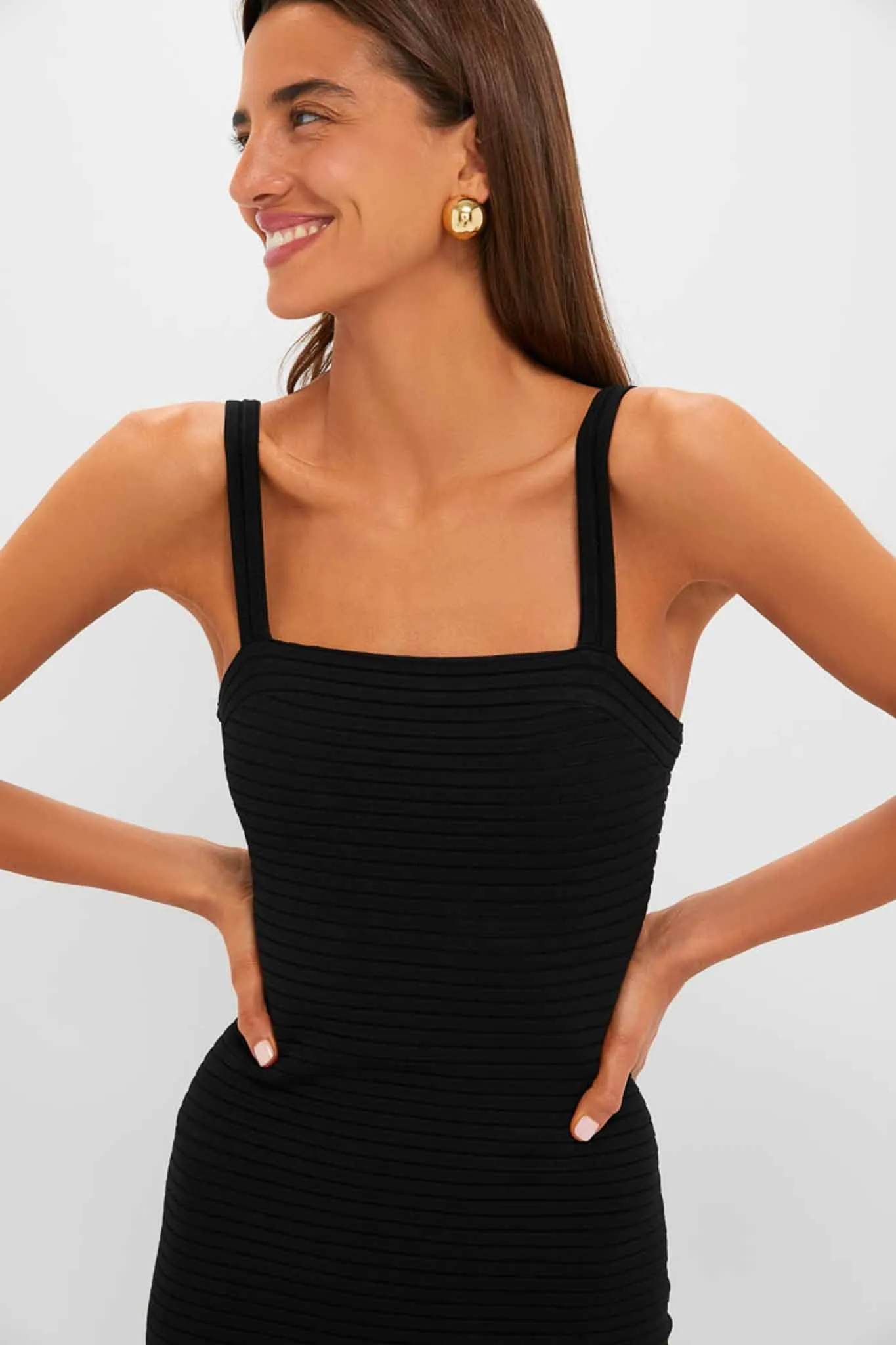 Black Vallarie Midi Dress sold by Tuckernuck product image thumbnail 5