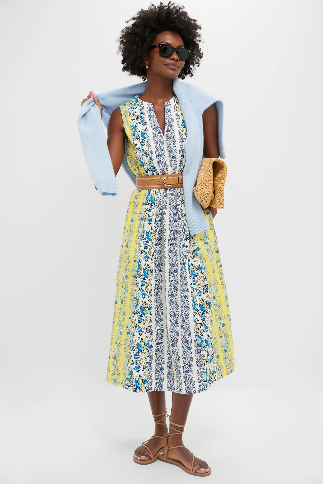 Goldenrod Chintz Stripe Arrietta Dress sold by Tuckernuck product image thumbnail 2