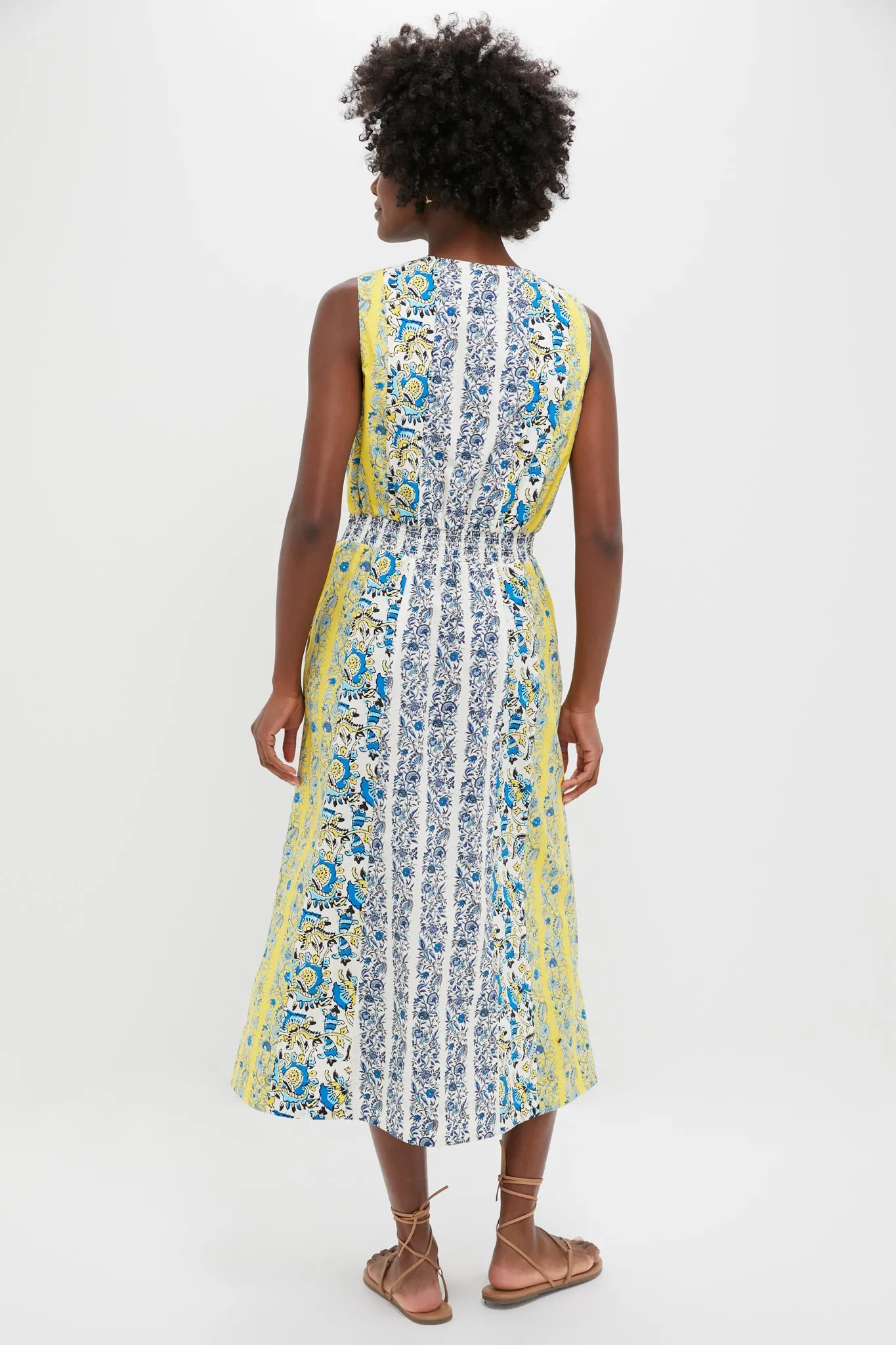 Goldenrod Chintz Stripe Arrietta Dress sold by Tuckernuck product image thumbnail 3