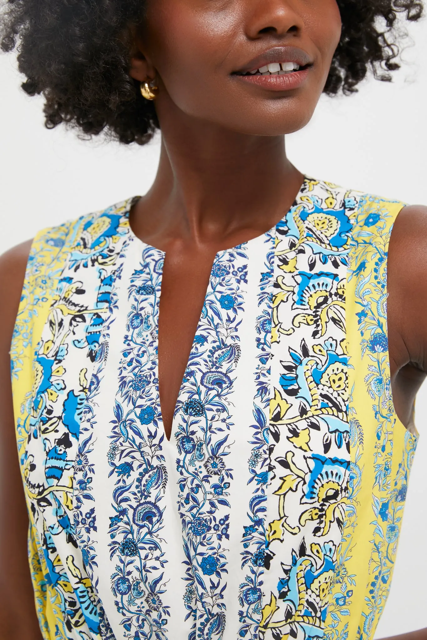 Goldenrod Chintz Stripe Arrietta Dress sold by Tuckernuck product image thumbnail 4